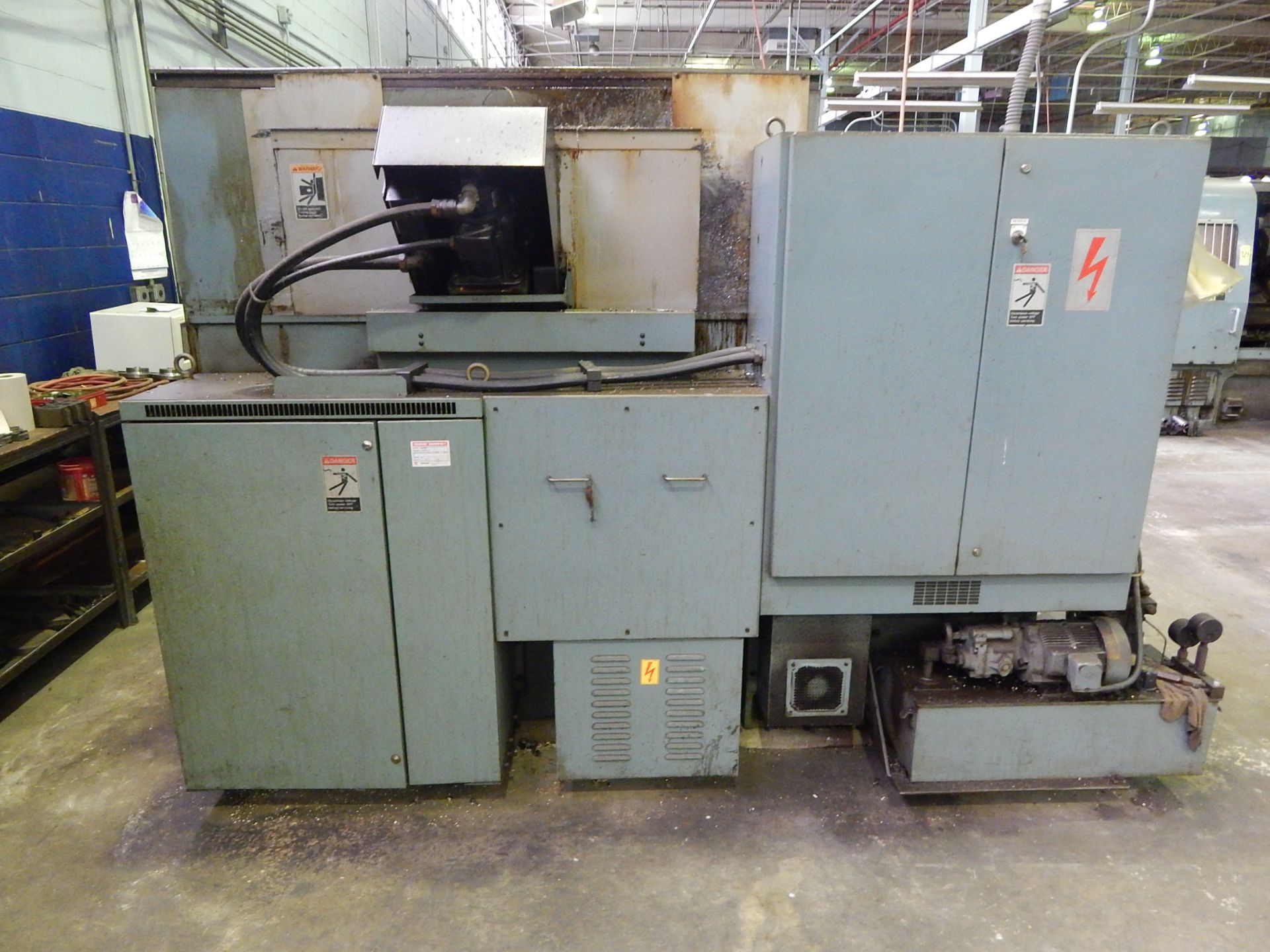 Mori Seiki SL-4B CNC Turning Center, s/n 837, Yasnac 2000G-II CNC Control, 12 in. 3-Jaw Chuck, 25. - Image 9 of 11