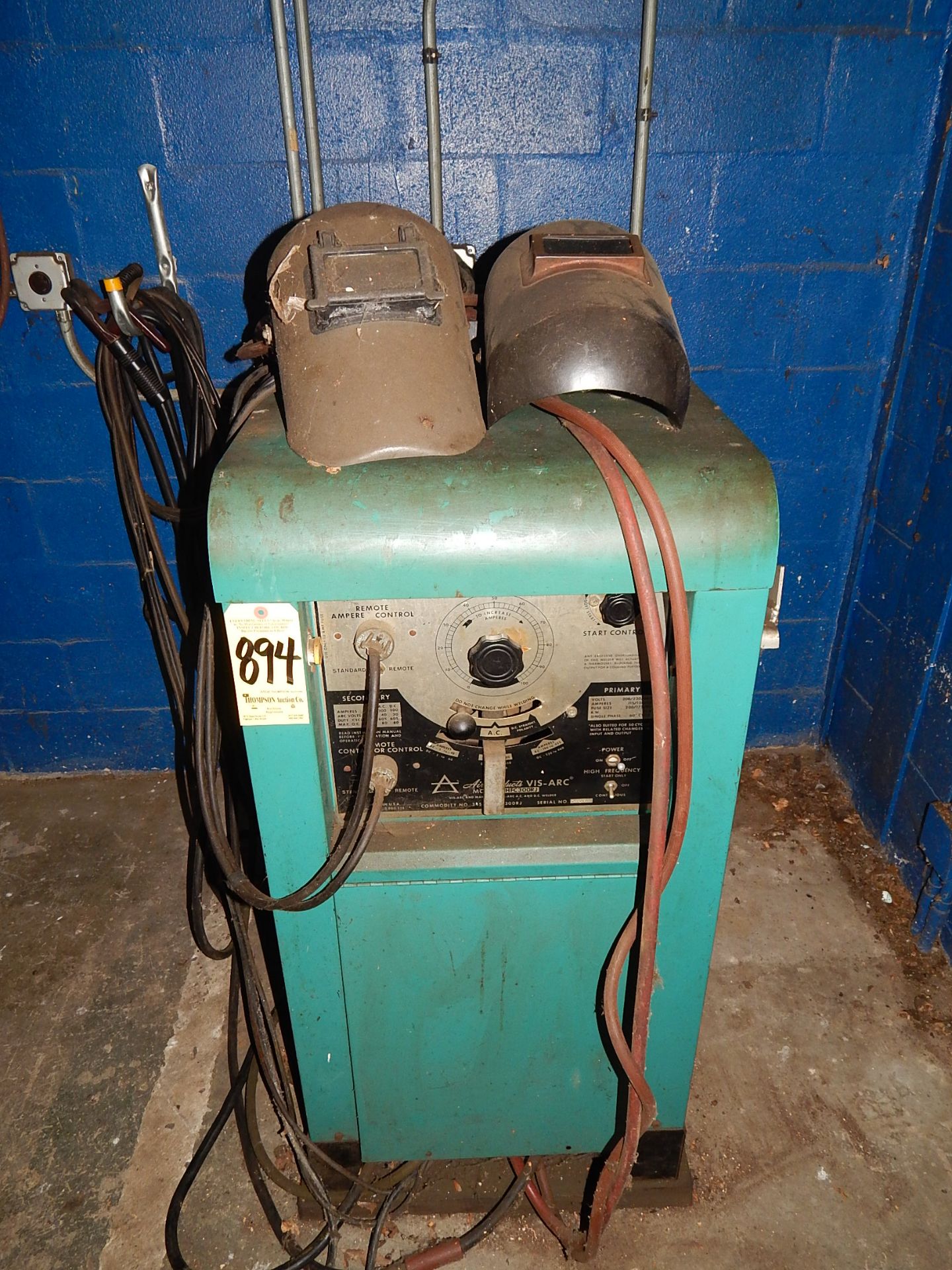 Air Products Model THFC300RJ Tig Welder, s/n 1461010, With Foot Pedal Control