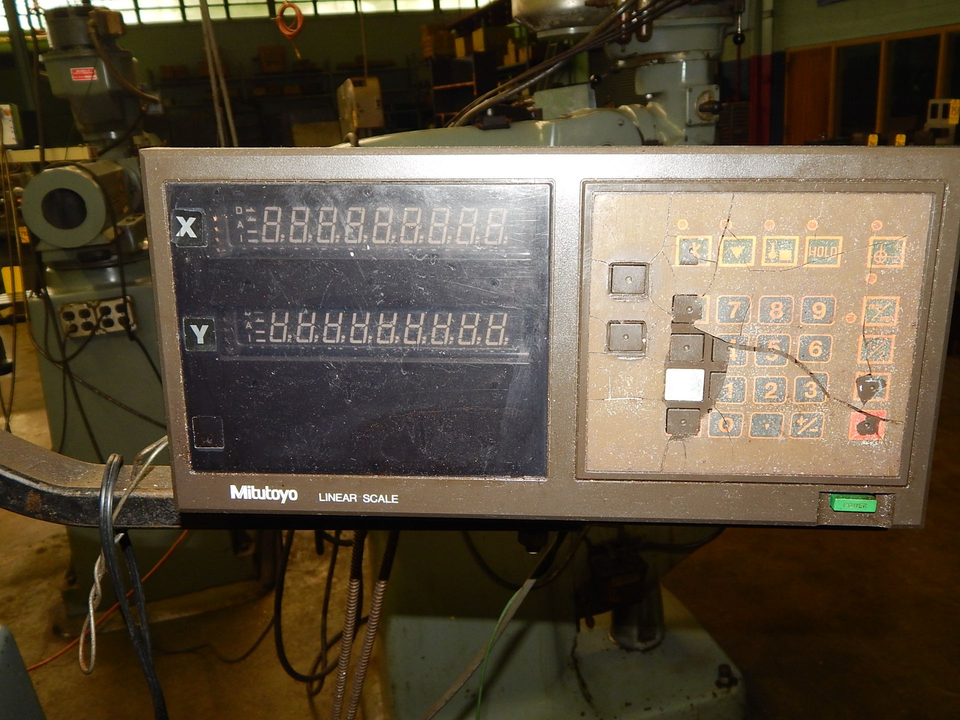 Ex-Cell-O Model 602 Vertical Mill, s/n 6029538, Mitutoyo D.R.O., Servo Power Table Feed - Image 6 of 8
