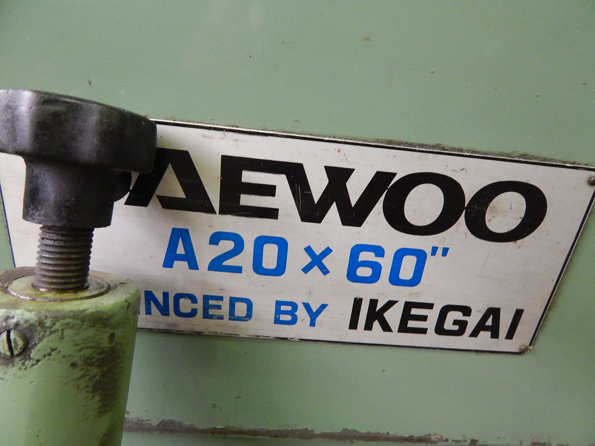 Daewoo/Ikegai Model A20 Engine Lathe, s/n 150149, 20 In. X 60 In. Capacity, Inch/Metric,12 Inch 3- - Image 13 of 13