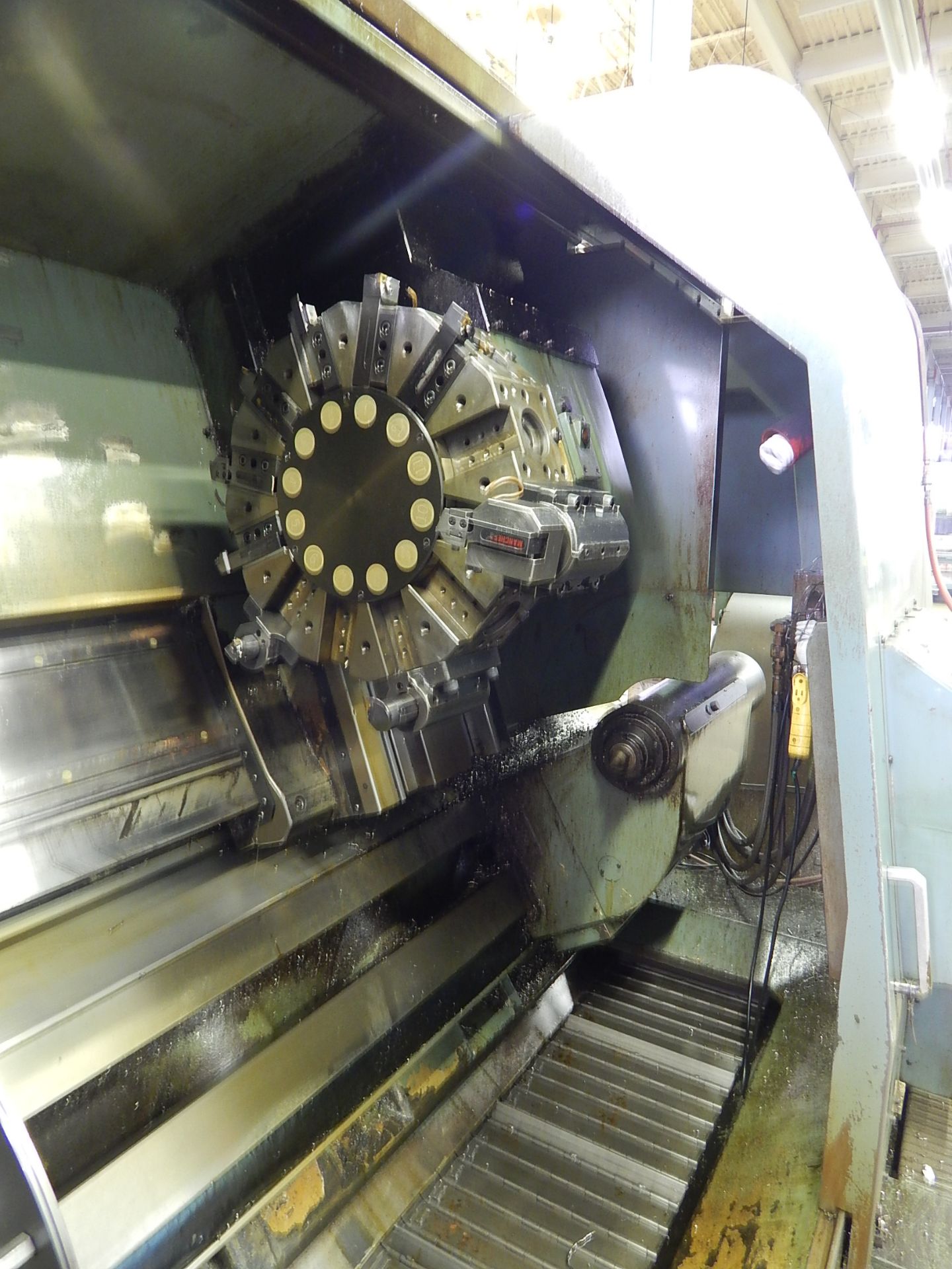 Mori Seiki Model SL-7B CNC Turning Center, s/n 226, Fanuc 6TB CNC Control, 6 Inch Spindle - Image 4 of 12