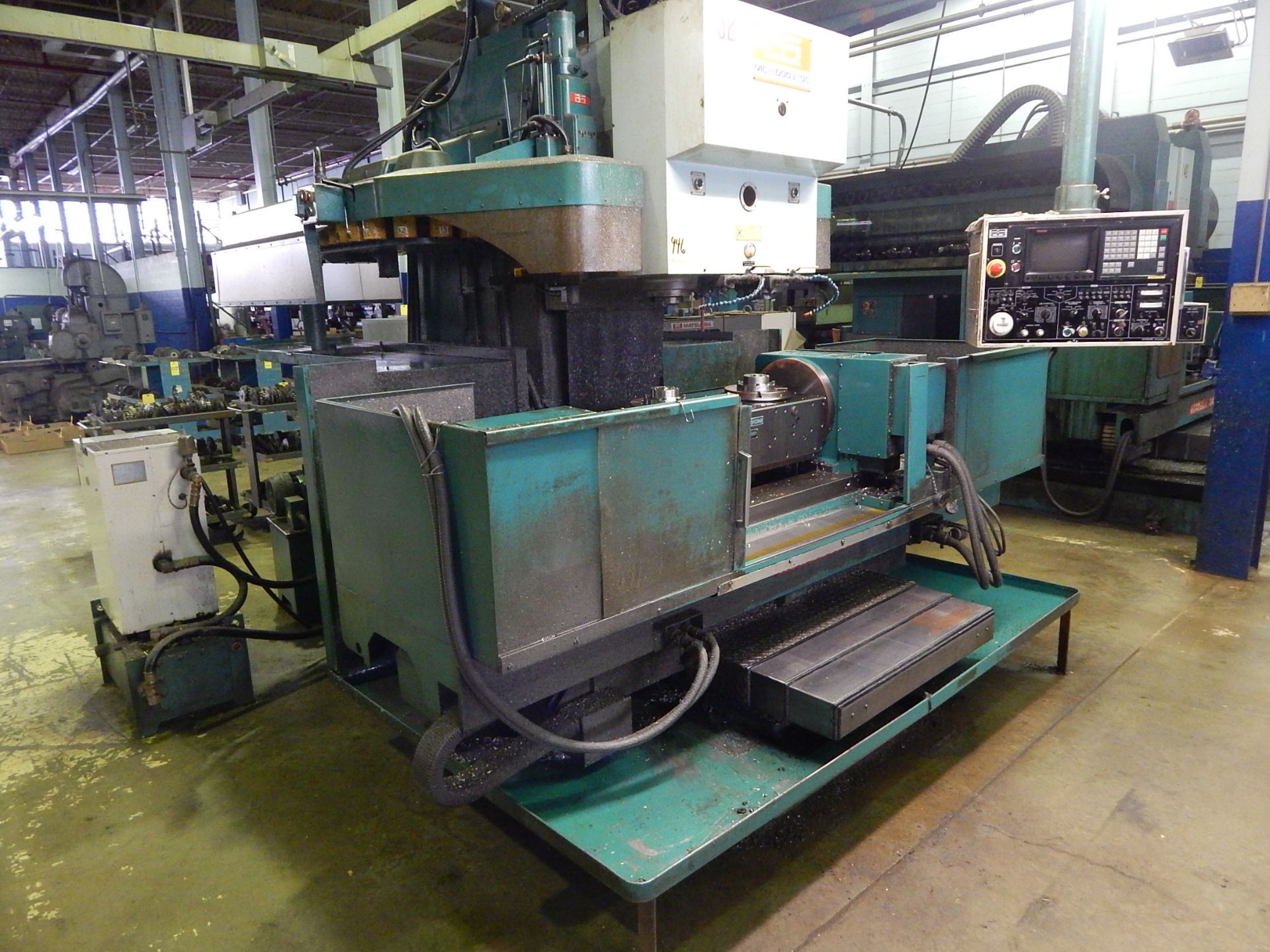 Matsuura Model MC-1000V-DC Twin Spindle CNC Vertical Machining Center, s/n 890307598, New 1989, - Image 3 of 15