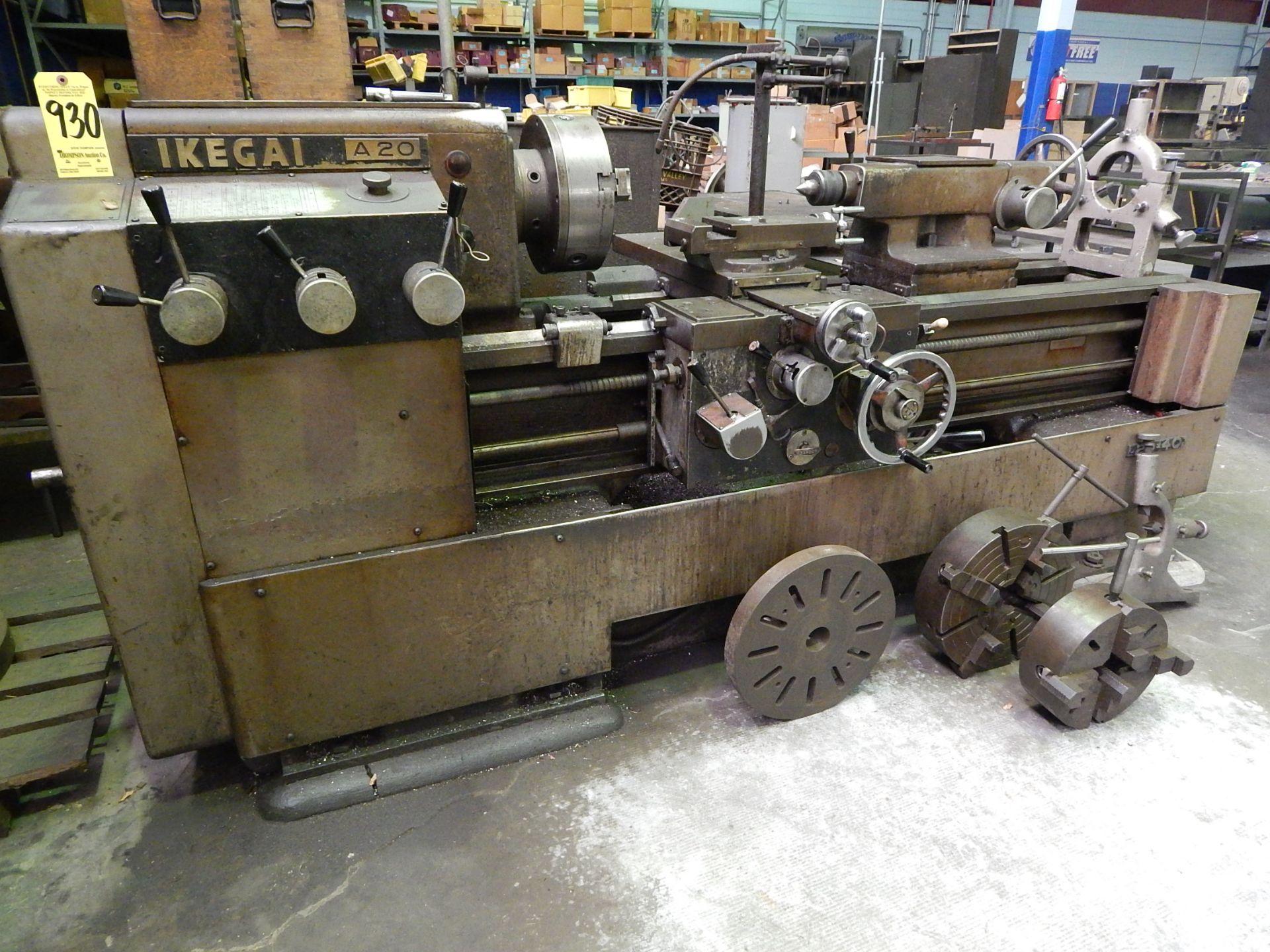 Ikegai Model A20 Engine Lathe, s/n 9534T, 20 In. X 60 In. Capacity, Inch/Metric,12 Inch 3-Jaw Chuck, - Image 2 of 9