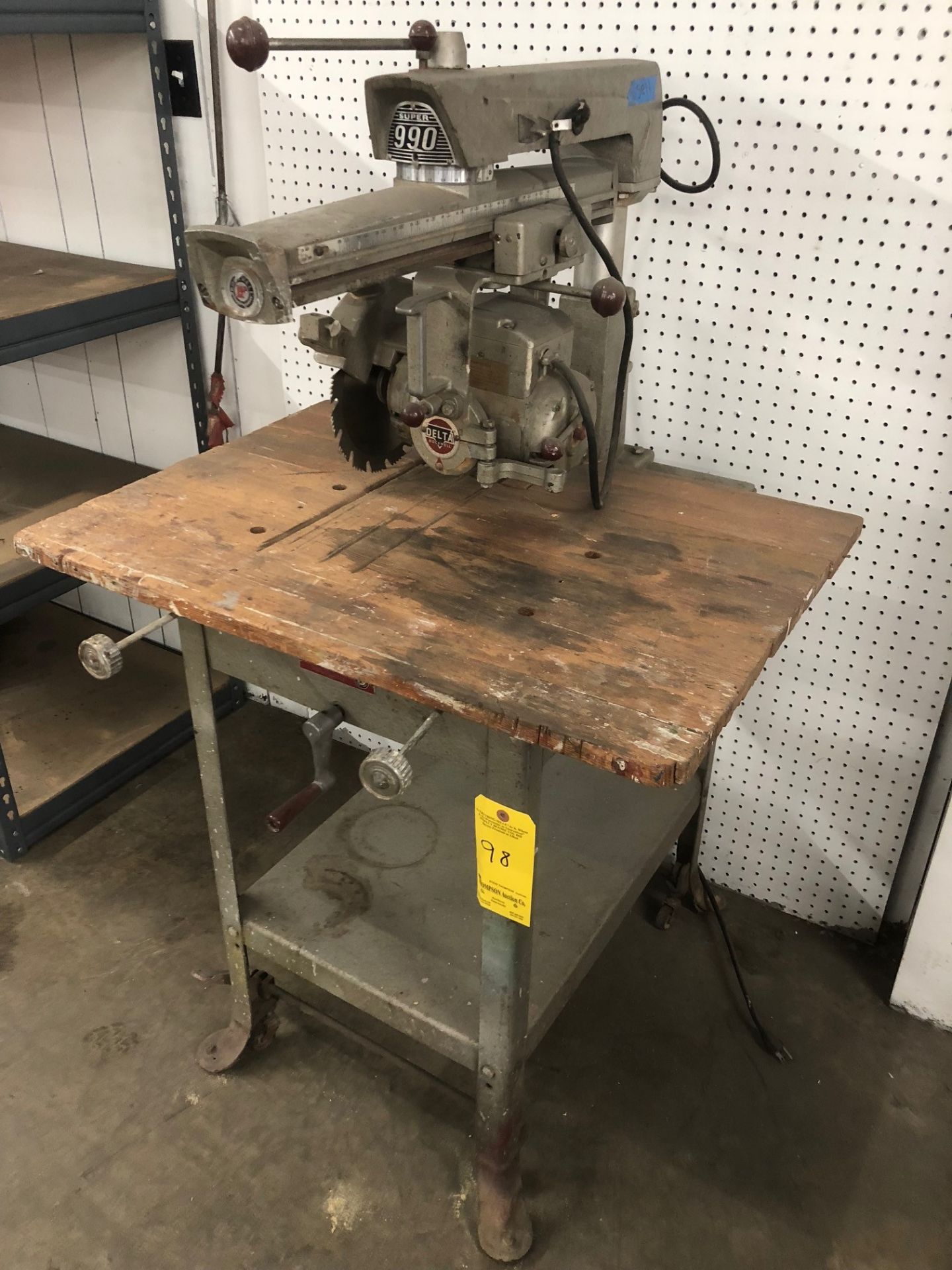 Delta Model Super 990, 10 Inch Radial Arm Saw