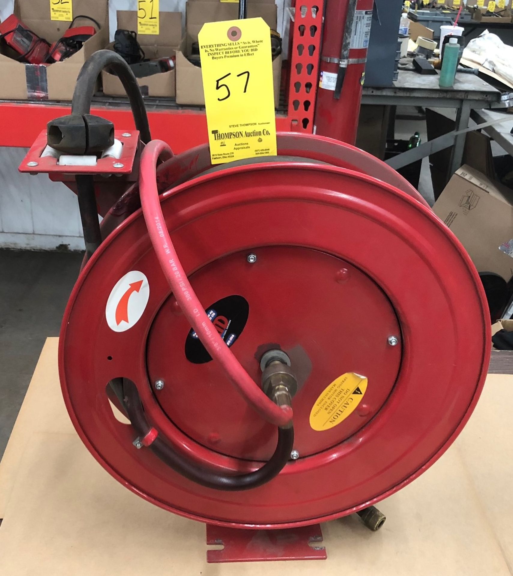 Air Hose Reel with Hose