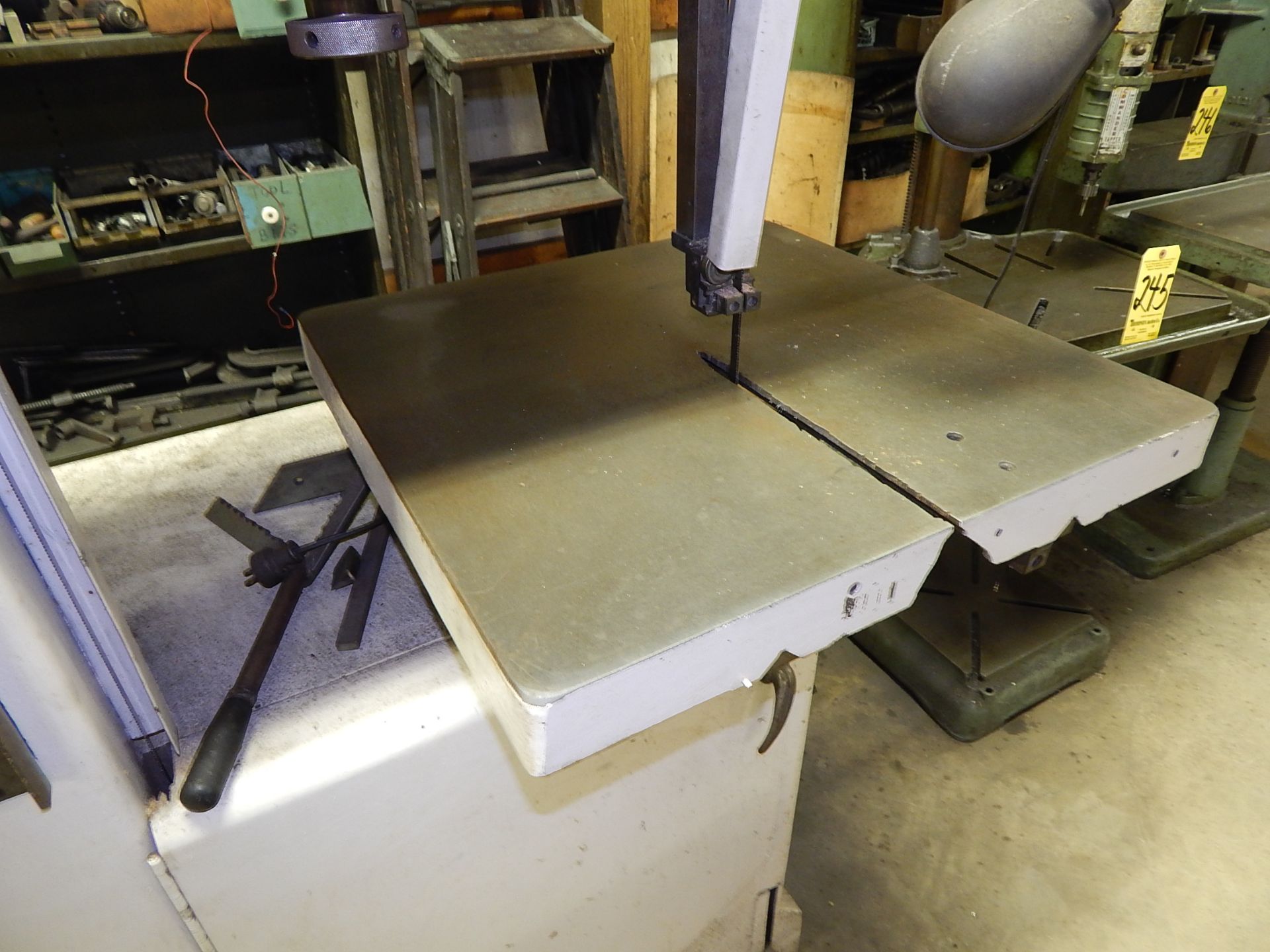 Roll In Journeyman 20 Inch Vertical Band Saw, Sliding Table, Blade Welder - Image 3 of 6