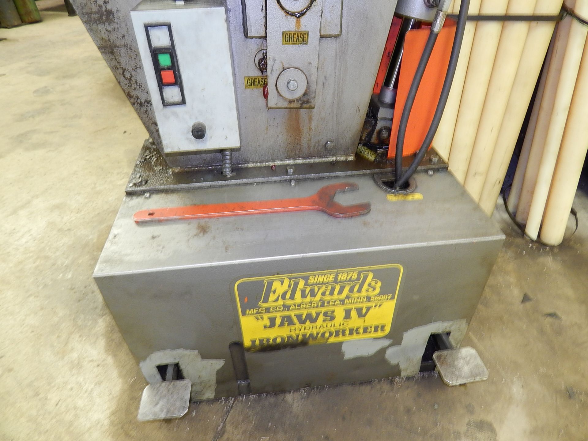 Edwards Jaws IV 50 Ton Ironworker, 4 In. X 4 In. X 1/4 In. Angles - Image 4 of 10