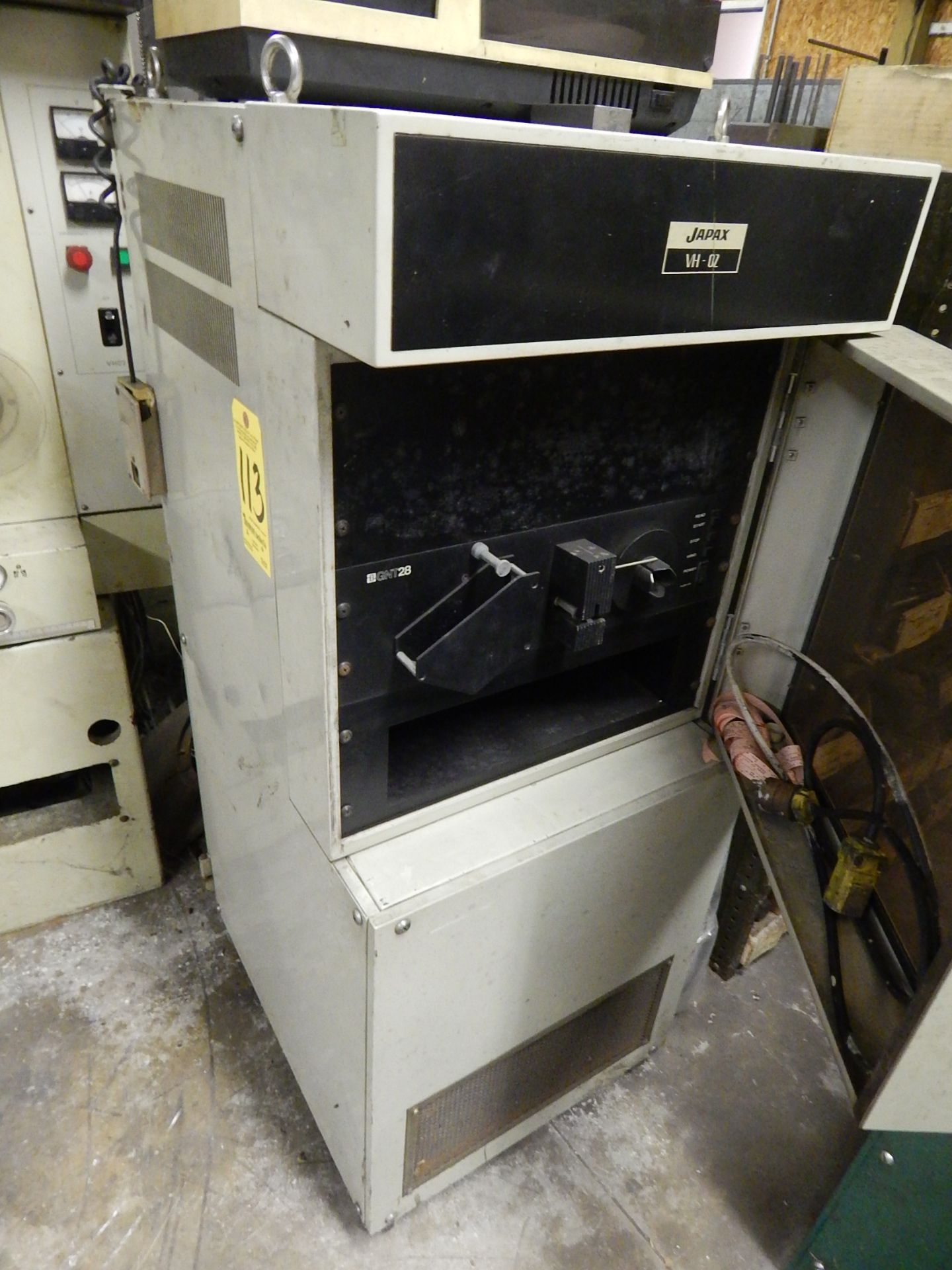 Bridgeport/Japax CNC Wire EDM, Model LU-3B, s/n 115-01-142, Japax JAPT 3F CNC Control, Japax VH-02 - Image 8 of 8