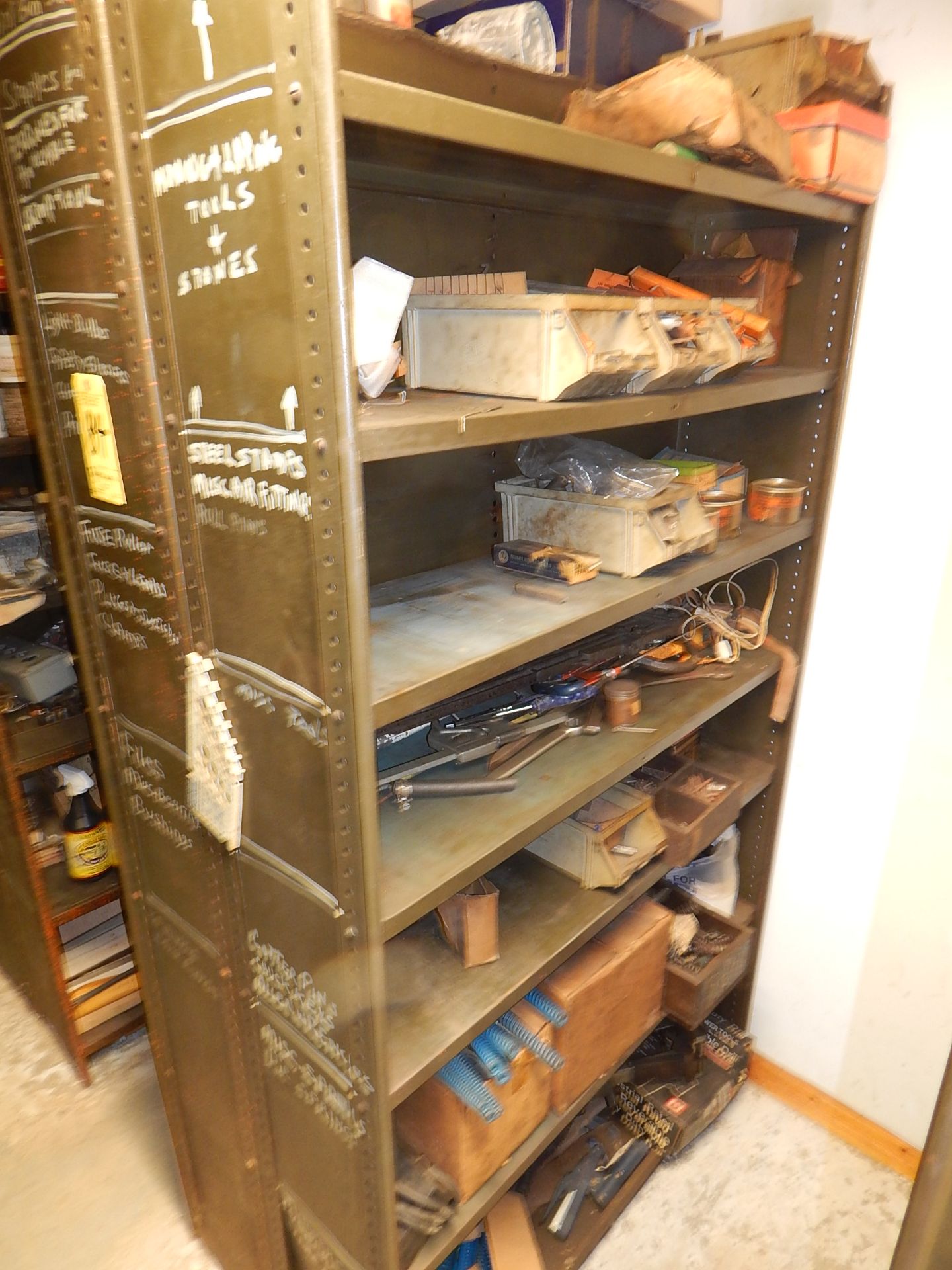 2-Sided Metal Storage Cabinet and Contents - Image 2 of 2