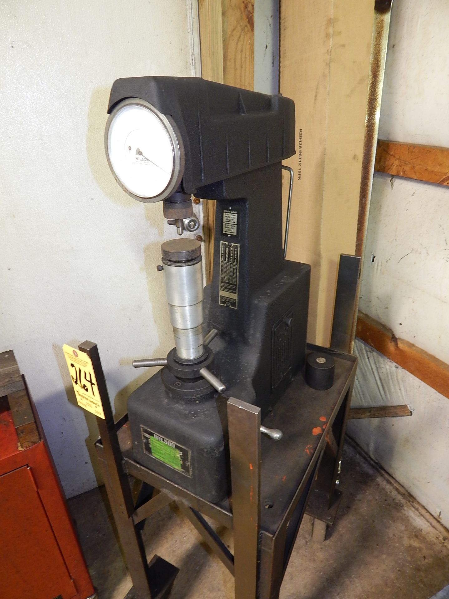 Wilson Model 3TT-RB Hardness Tester, s/n 2227, with Cart