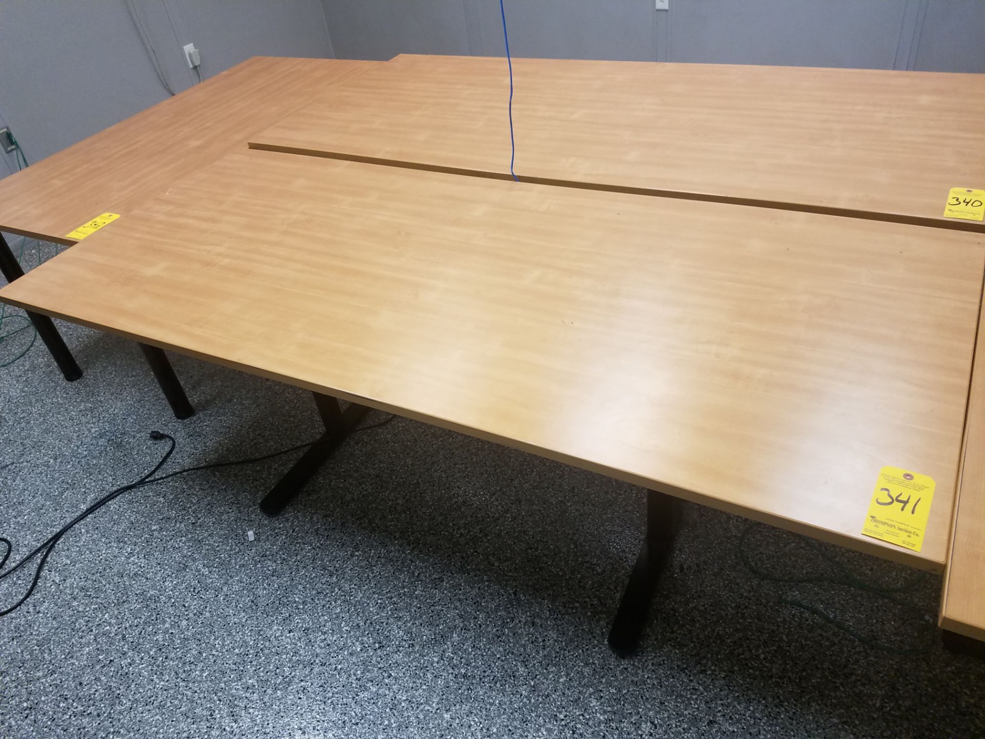 7 ft Woodgrain Table