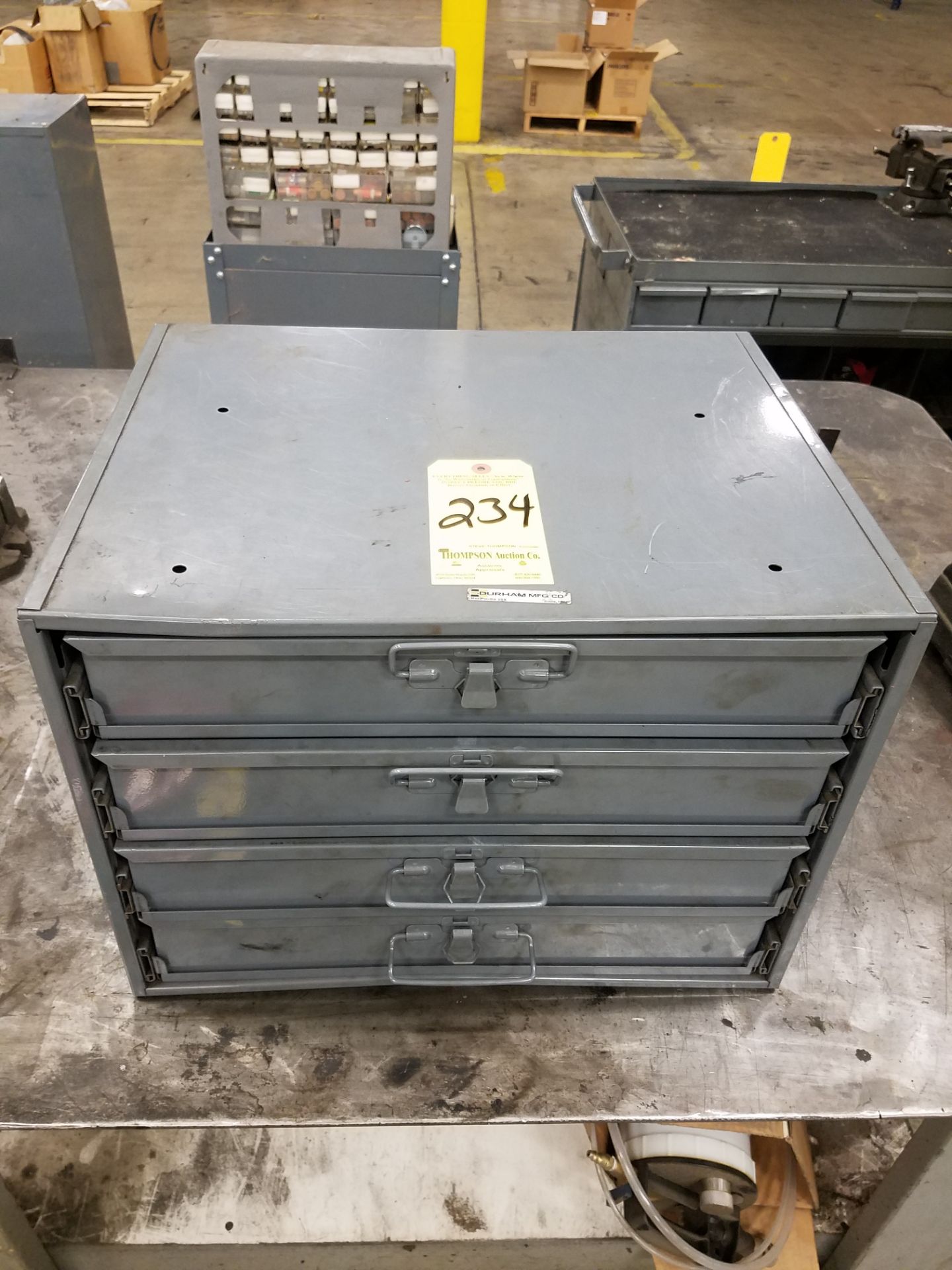 Durham 4-Drawer Hardware Cabinet, with Hardware