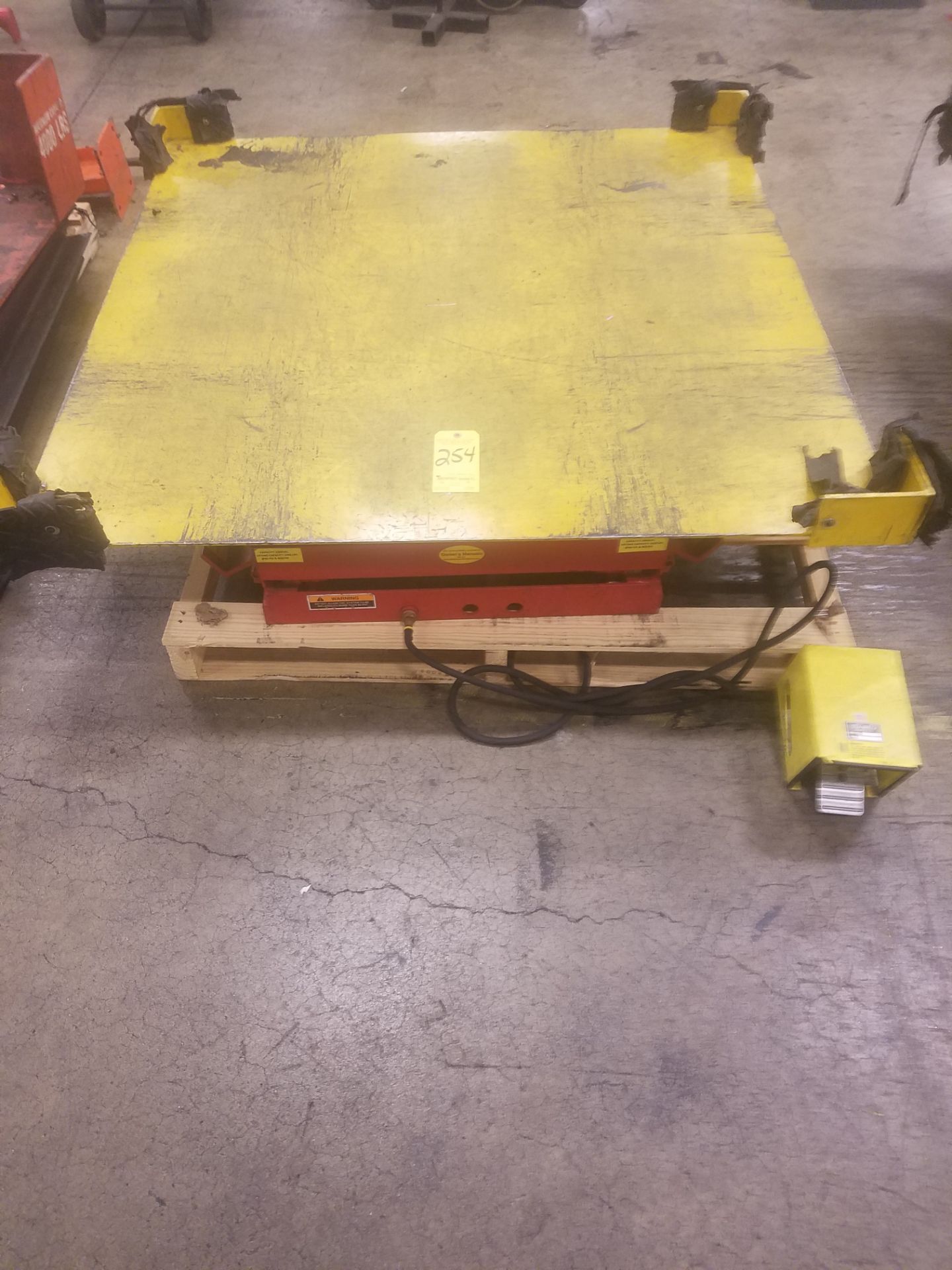 Southworth Pneumatic, Rotating Lift Table, 52 in x 52 in - Image 2 of 2