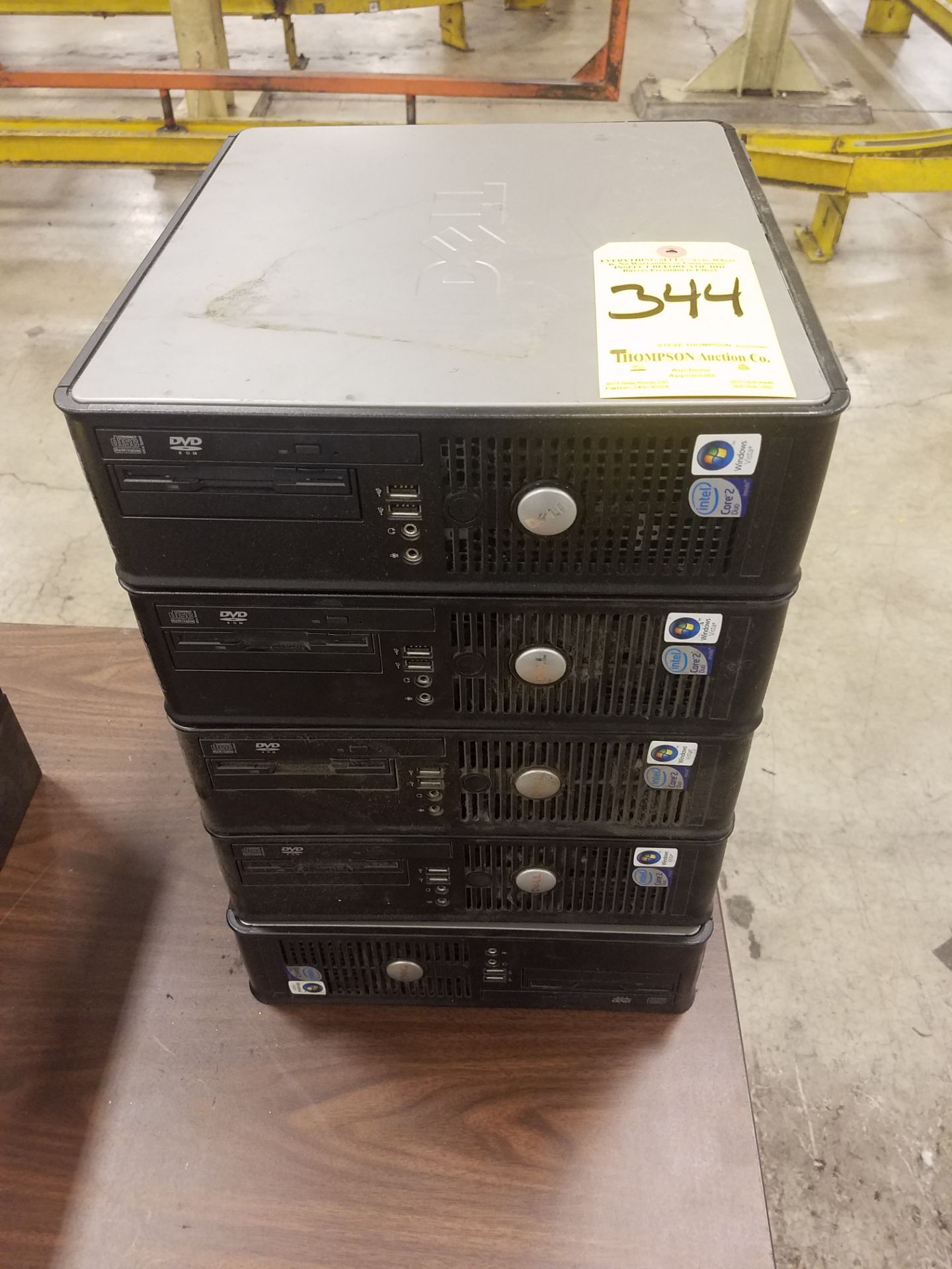 (5) Dell Core 2 Duo Desktop Computers w/Windows Vista