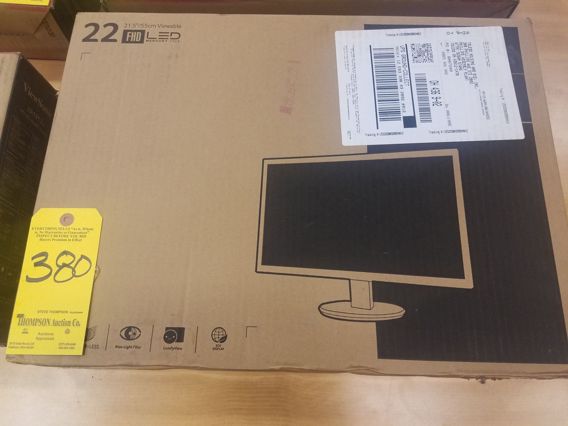 22 in Viewsonic Flat Panel LED Monitor