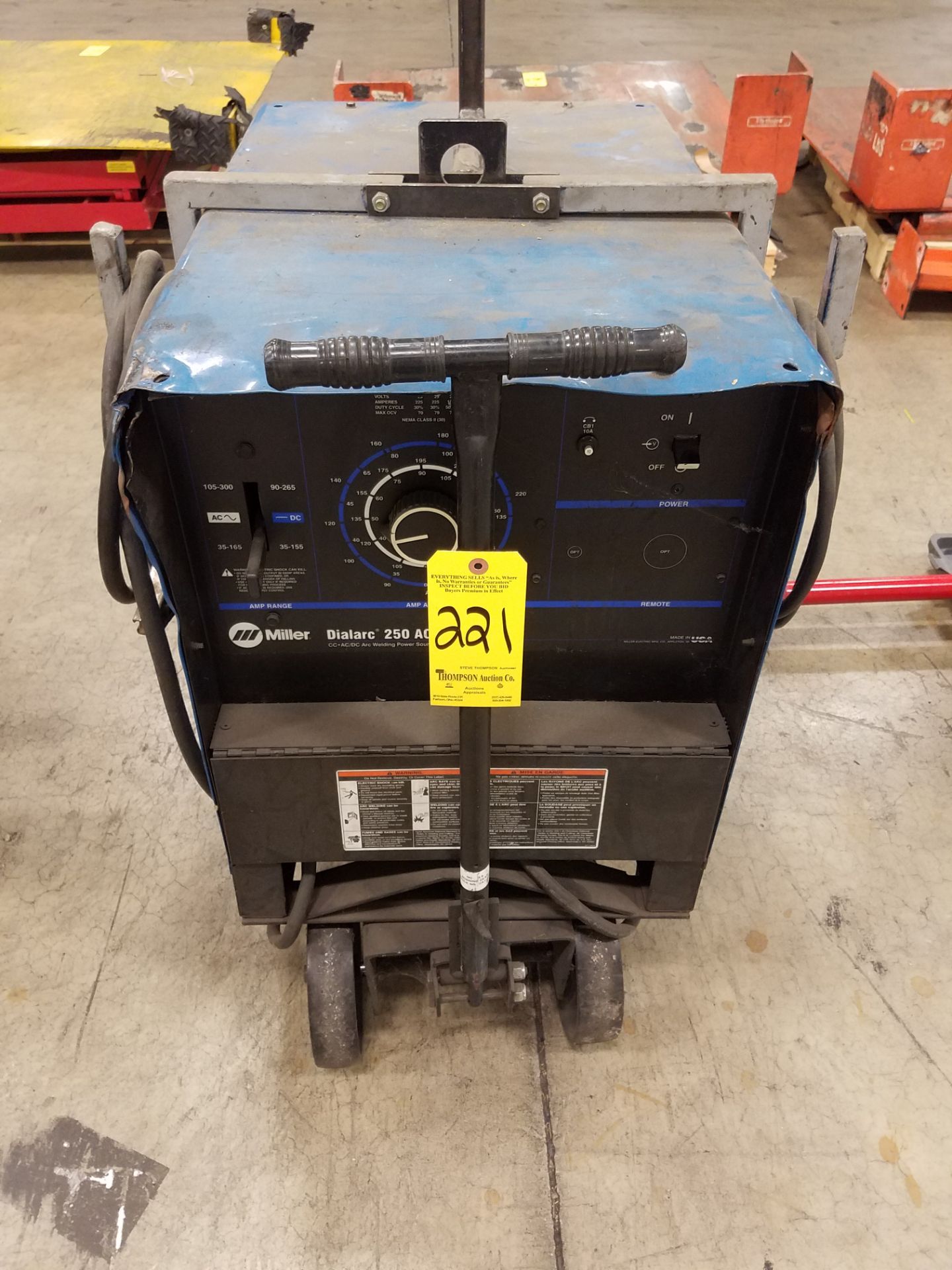 Miller Dial Arc 250 AC/DC Arc Welding Power Source