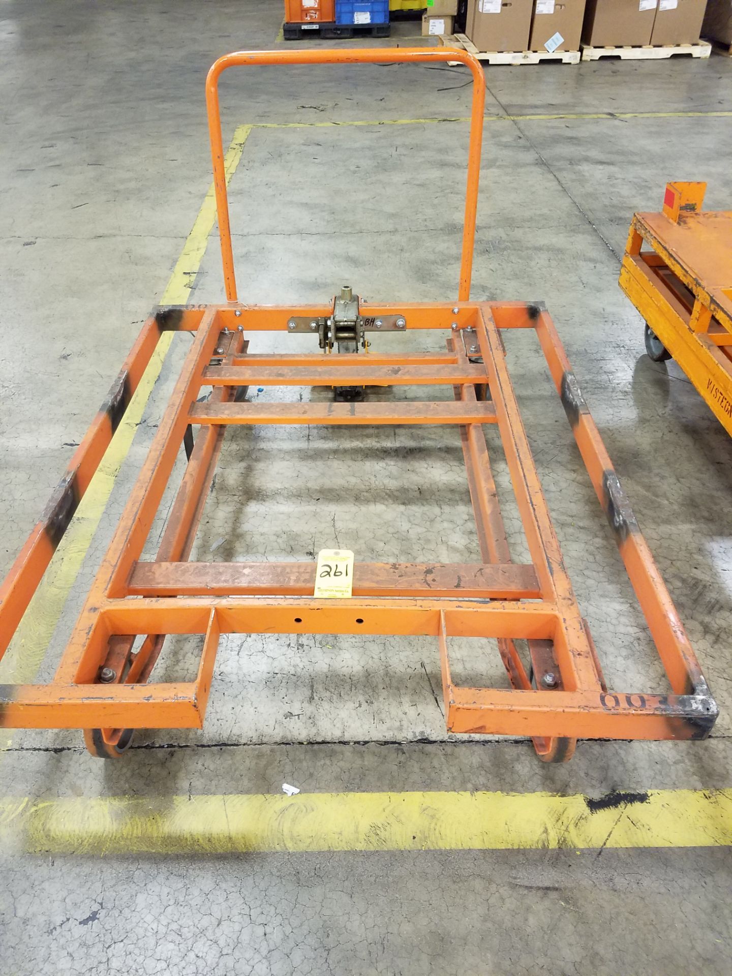 American Material Handling Cart, 48 in W x 60 in L, 1500 lb. Capacity