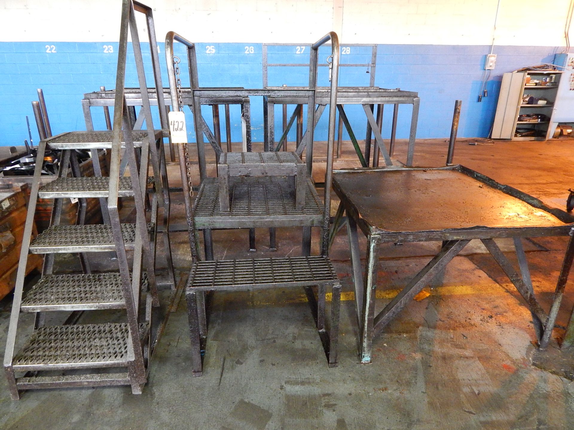 Metal Stands and Steps