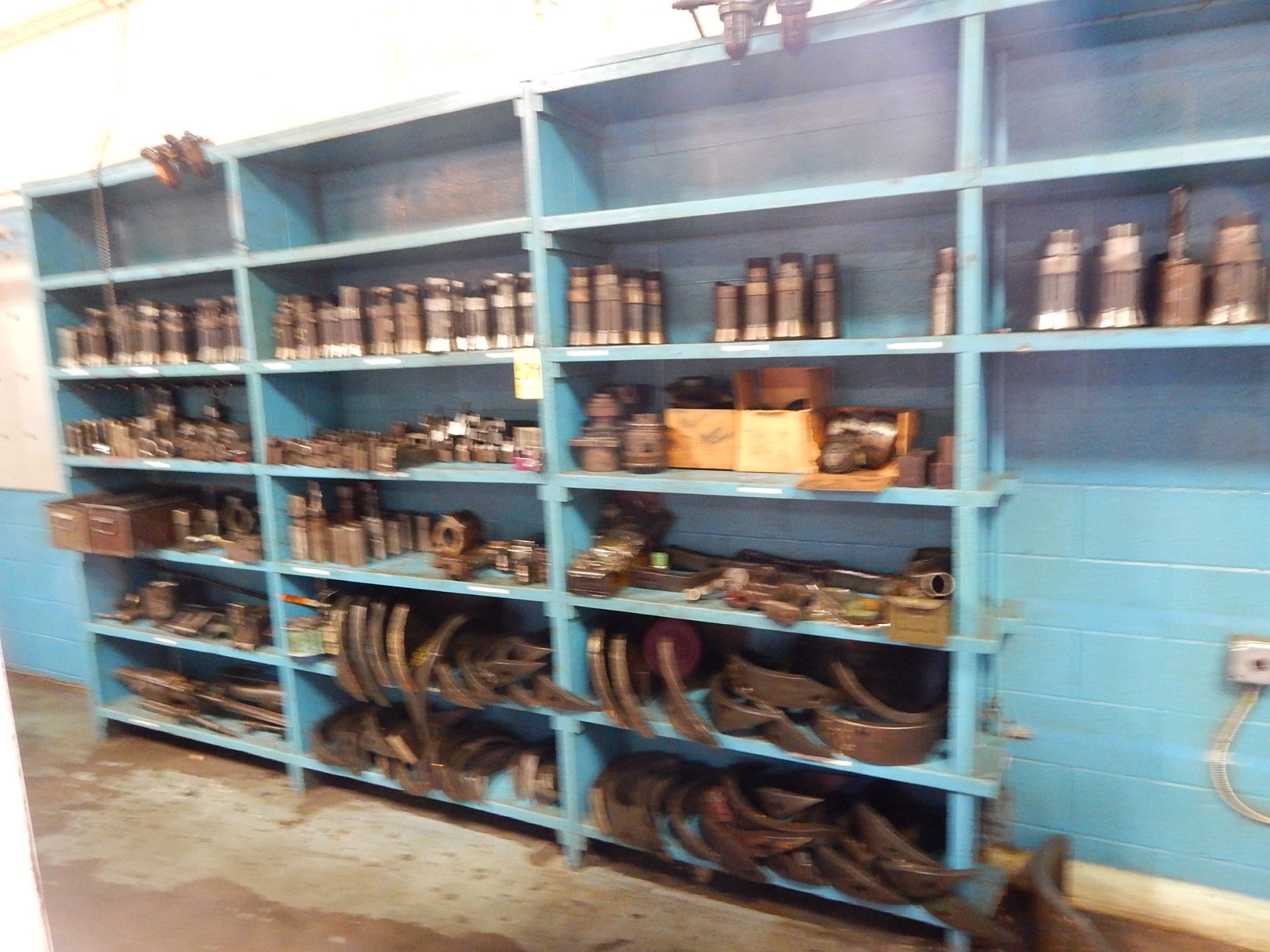 Contents of Wooden Shelving