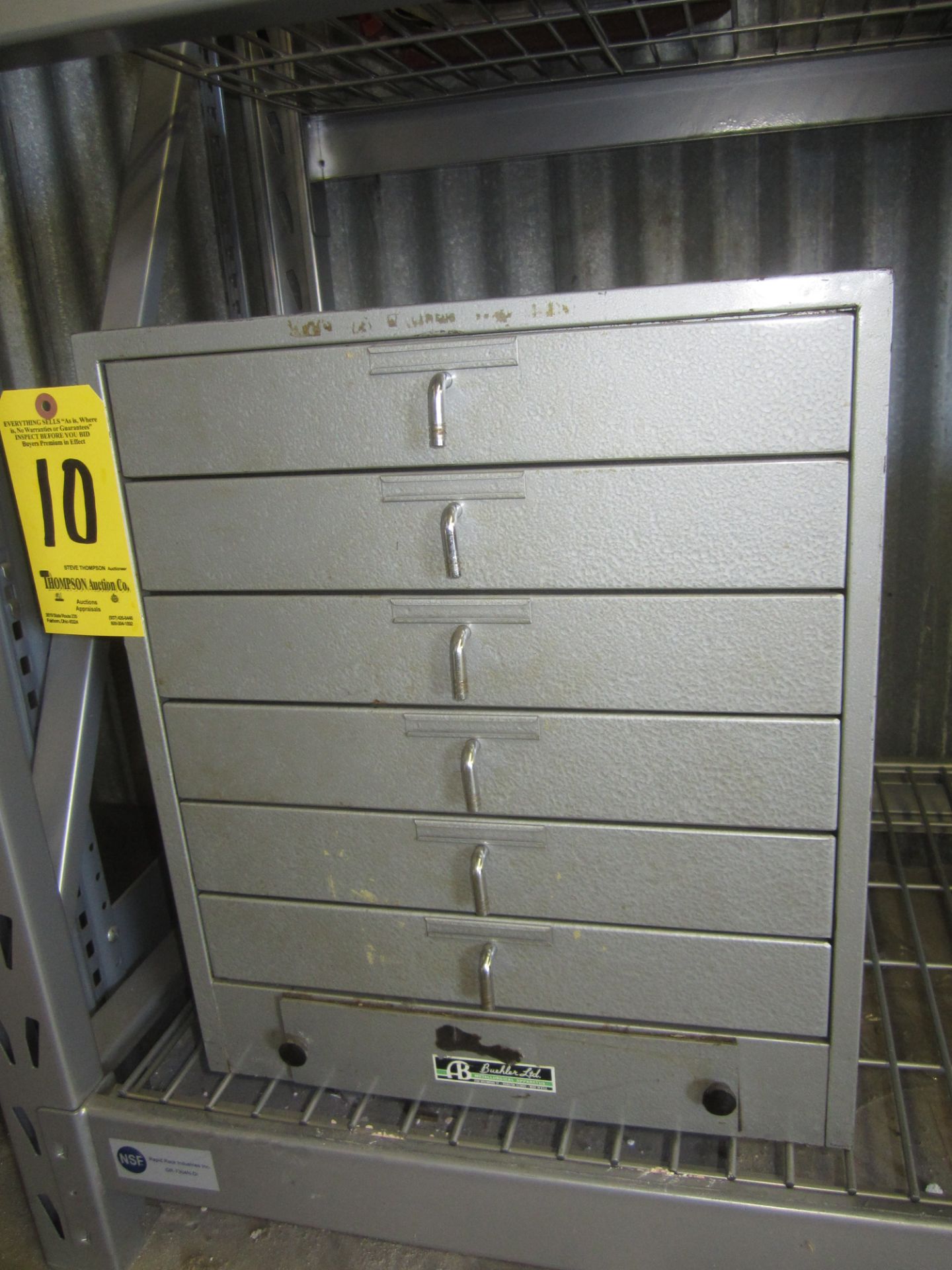 Buehler Ltd. Metallurgical Apparatus 6-Drawer Cabinet