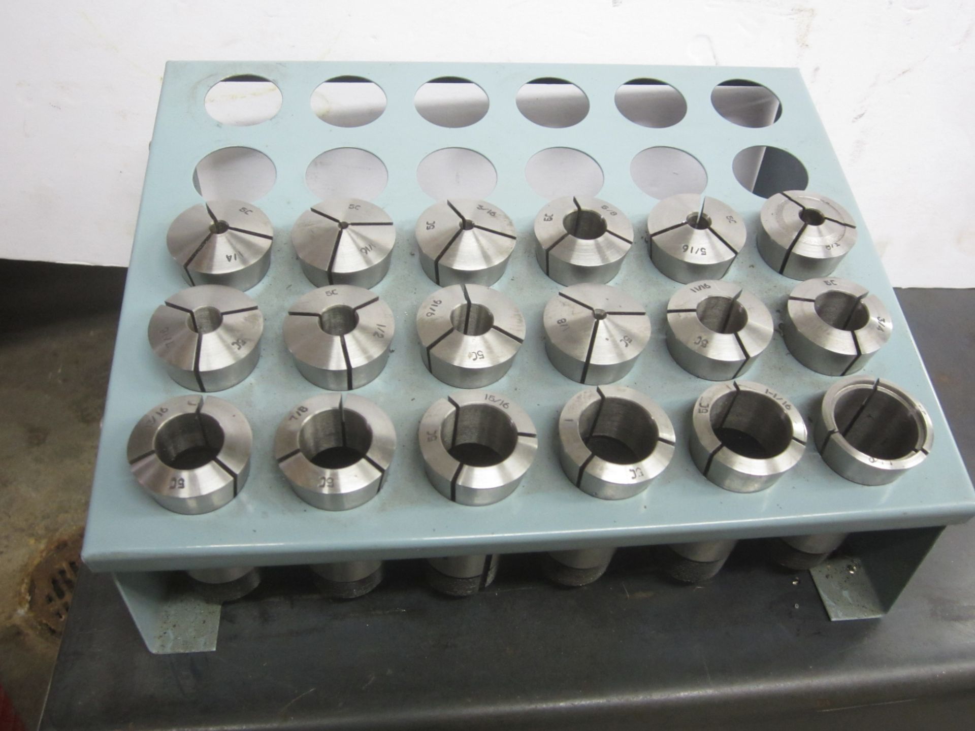 5C Collet Rack with Collets