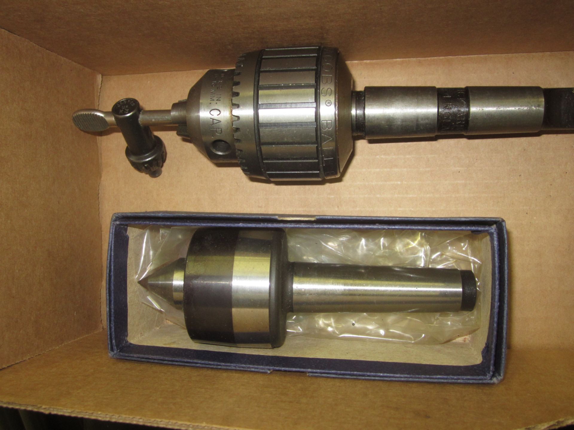 Jacobs Drill Chuck with 3MT Shank and 3 MT Live Center