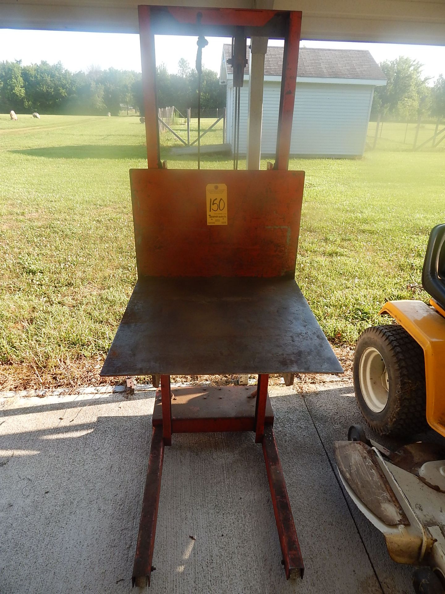 Warehouse Die Cart, est. 500 lb. Capacity, Hand Crank