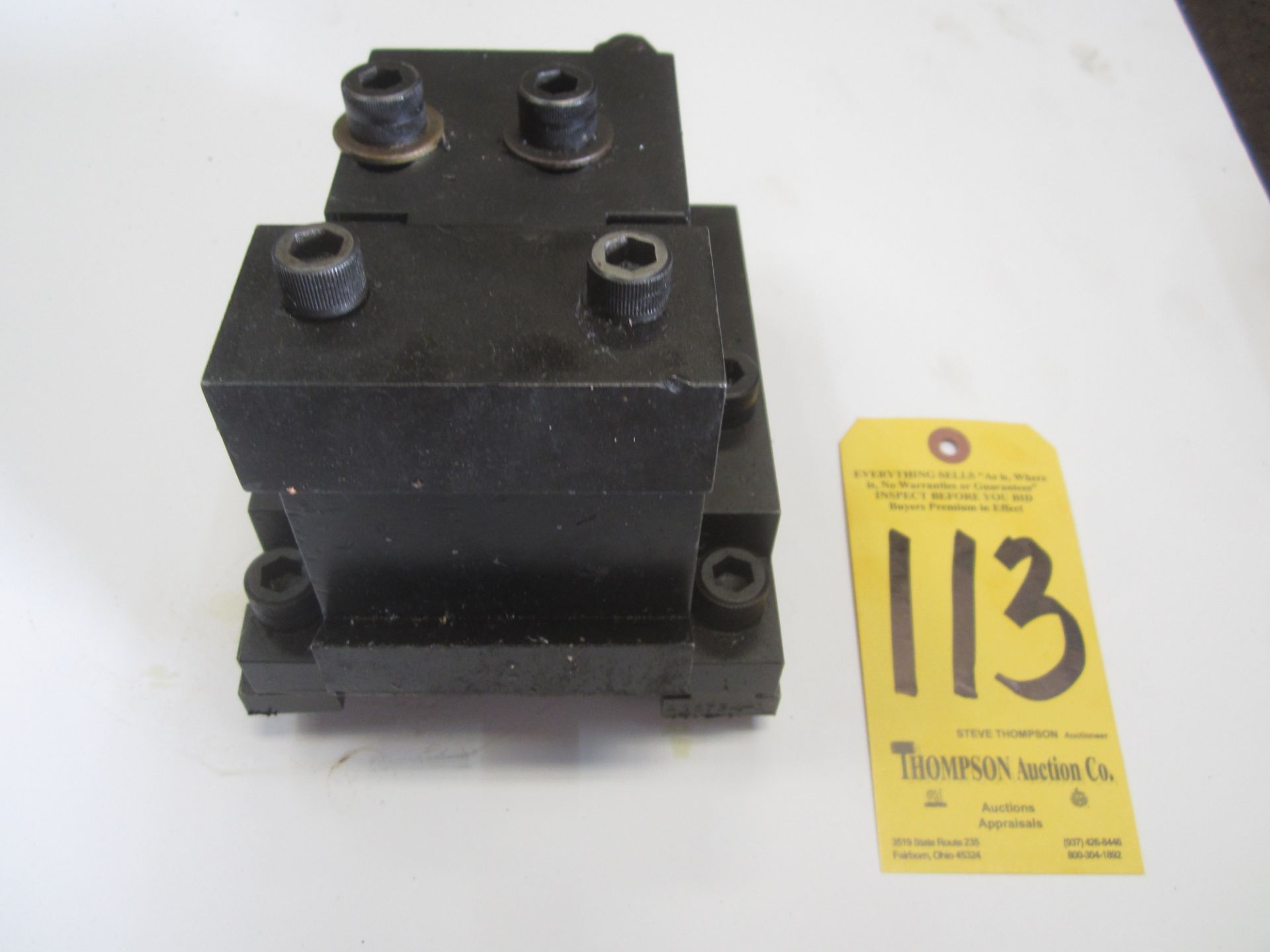 Reed #201U-328-4 Mounting Plate for B36 Thread Roller, Plate for New Britain Model 62