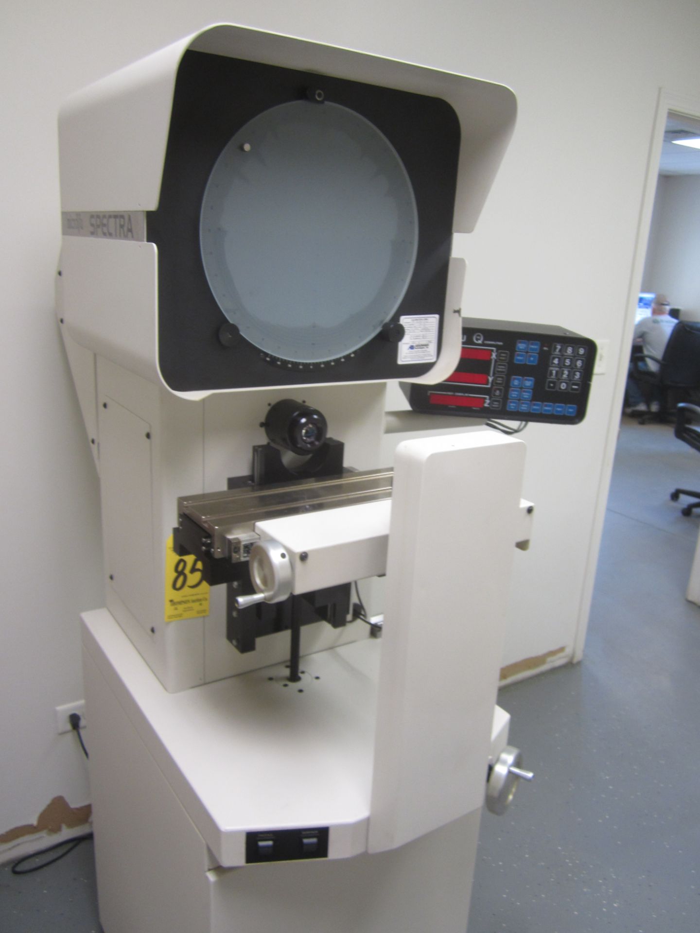 Micro Vu Model Spectra Optical Comparator, s/n 6978, 14 In., Microvu Q16 Processor/D.R.O., Surface - Image 3 of 5