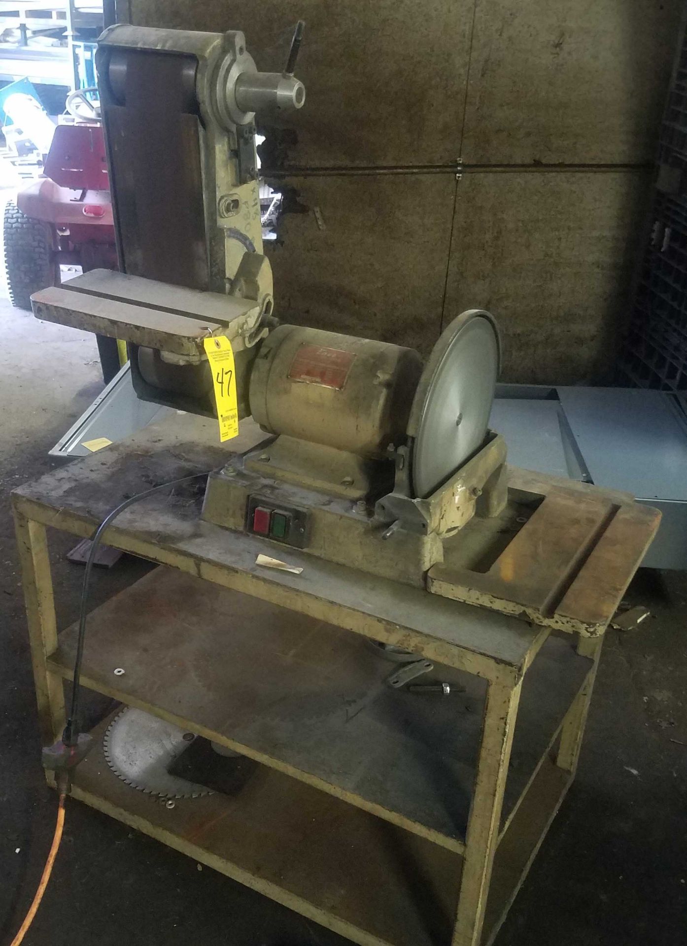 Enco 6 in Belt & 12 in Disc Sander, 1 Ph, 110 v, Loading Fee $50, Located at 325 E. High St, Mendon,