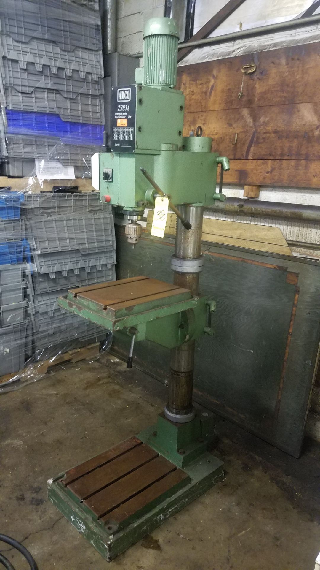 Amco Model Z5025A Upright Drilling Machine, 120-3480 RPM, 25 mm (0.984252 in) Max Drilling Capacity,