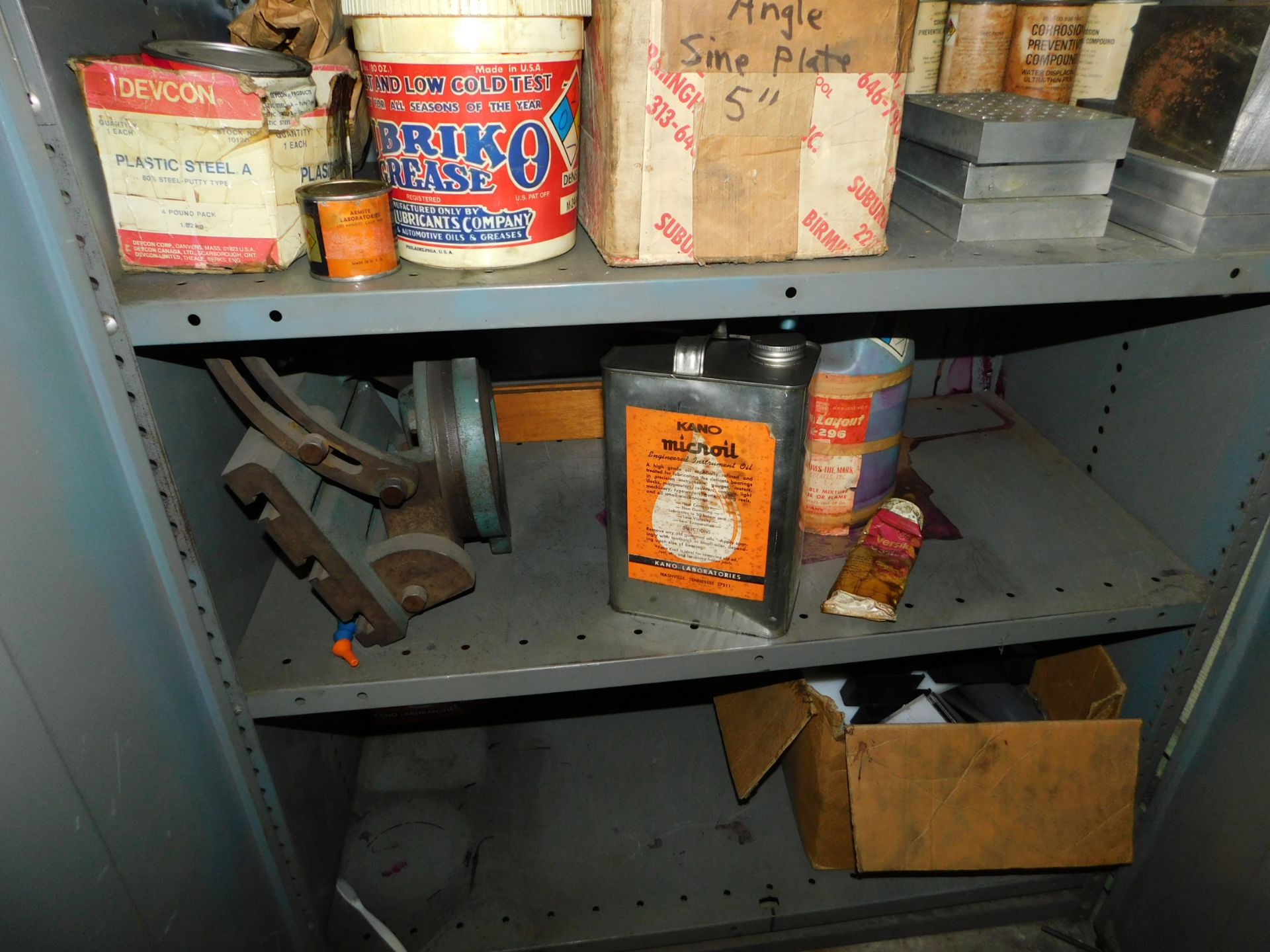 2-Door Metal Storage Cabinet and Contents - Image 4 of 5