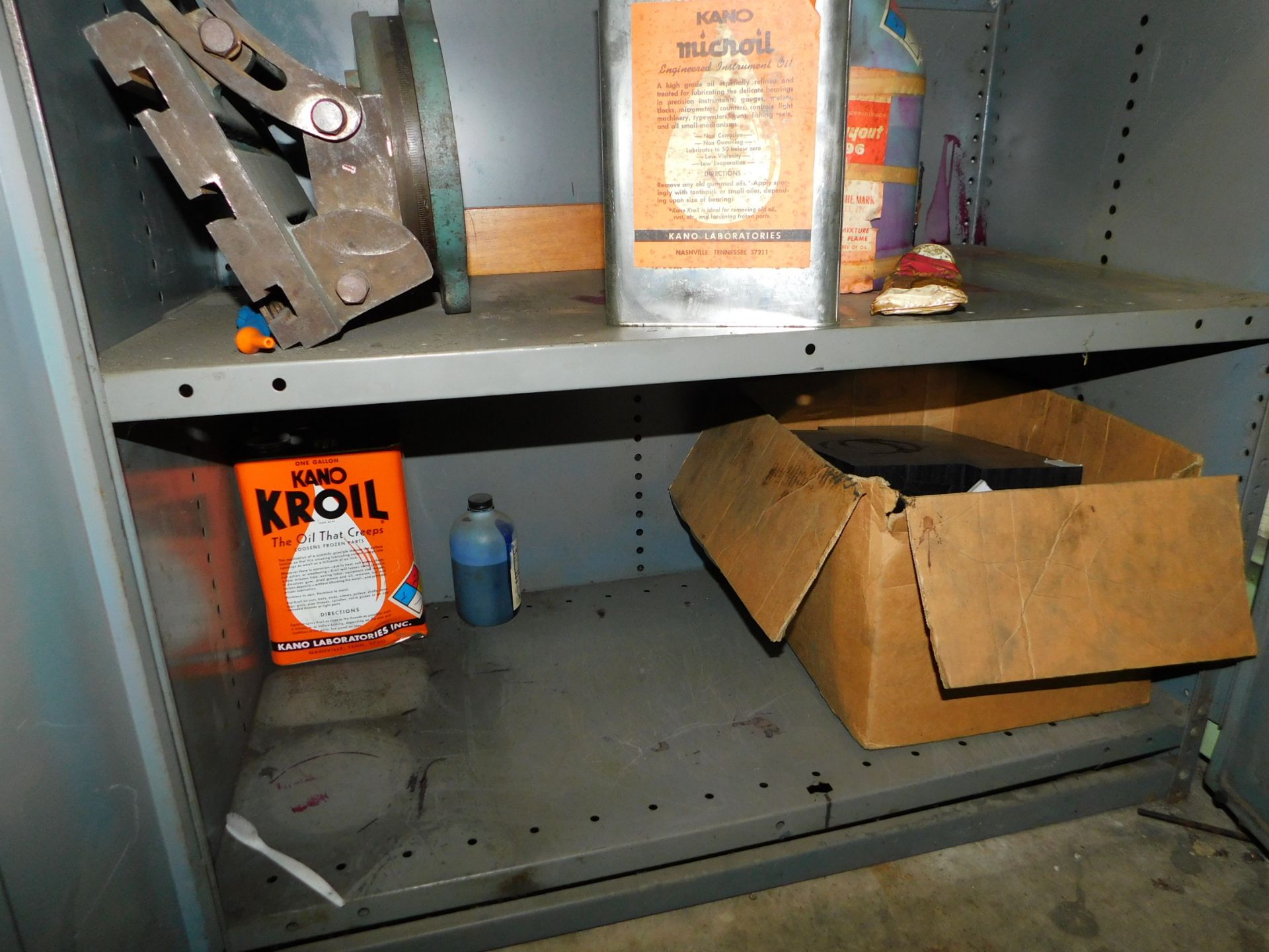 2-Door Metal Storage Cabinet and Contents - Image 5 of 5