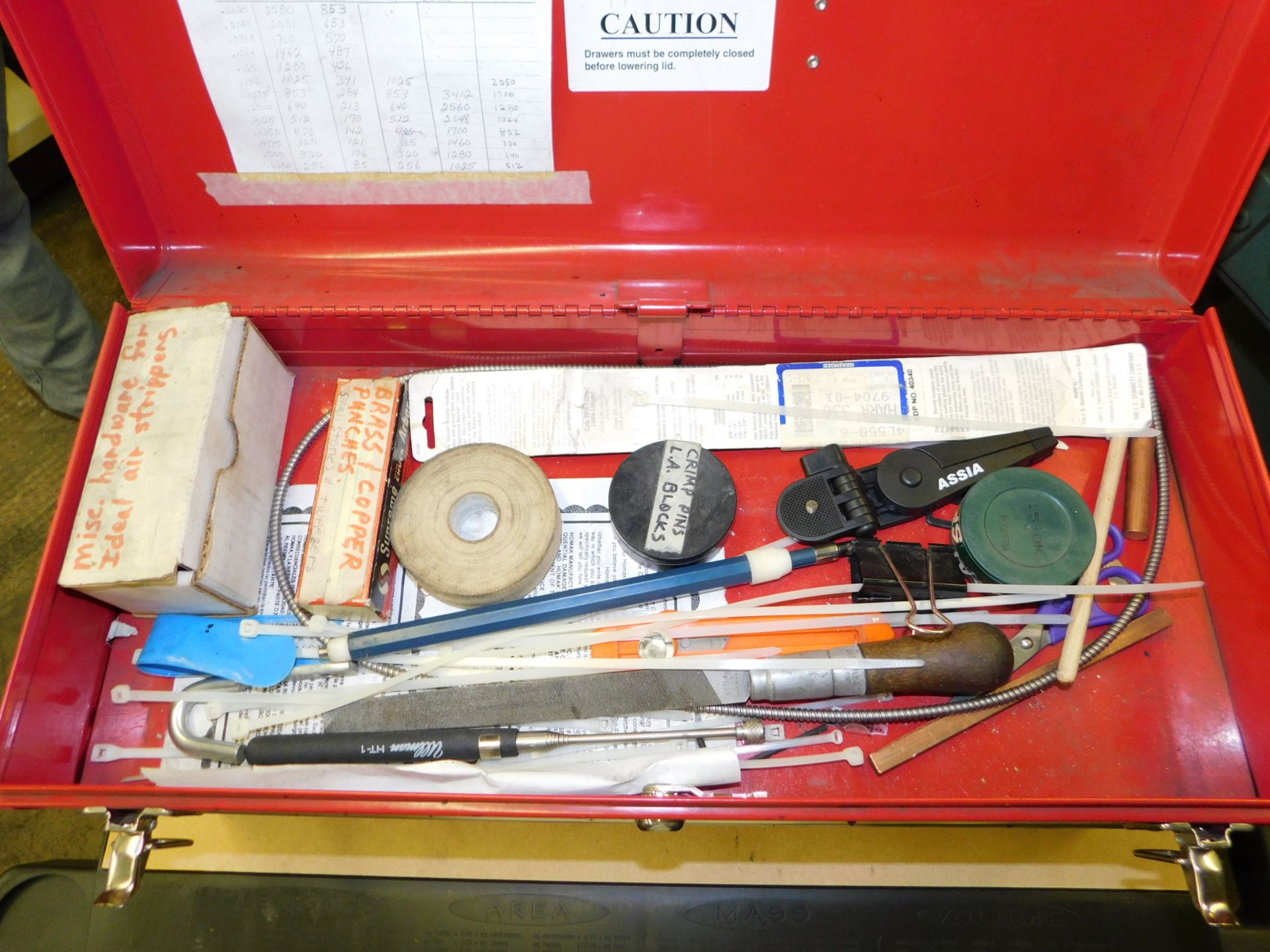 Master Mechanic 4-Drawer Roll Around Tool Chest - NEW, with Homak 2-Drawer Tool Box - Image 5 of 5