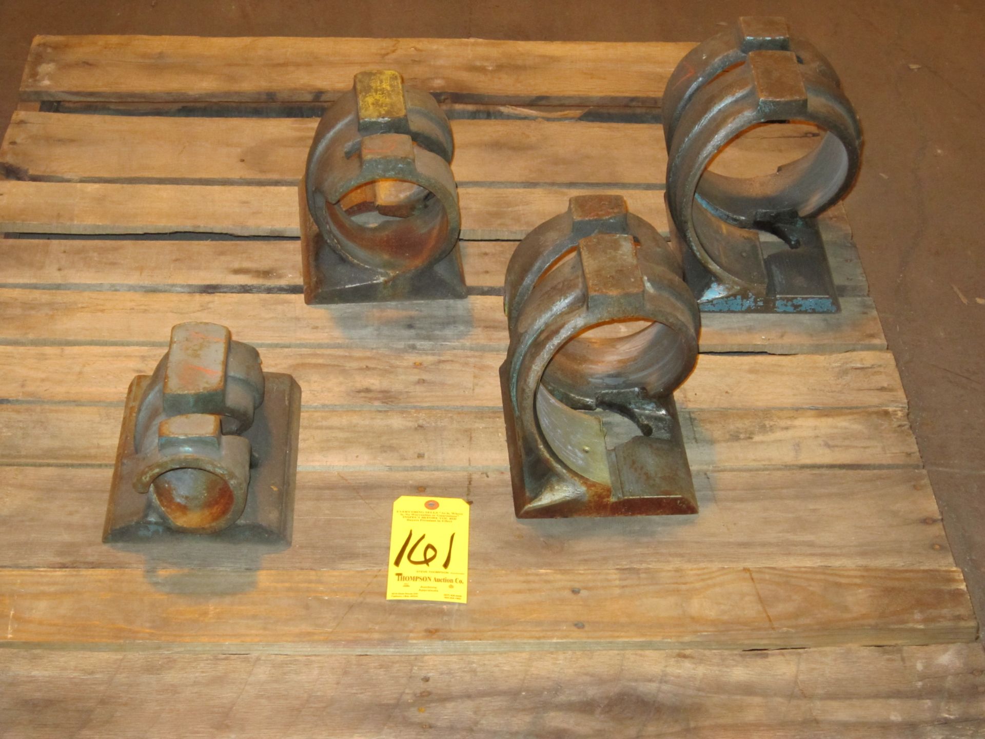 (4) Forming Heads for Spiro Duct Former, 5 In., 5 In., 6 In., 7 In,