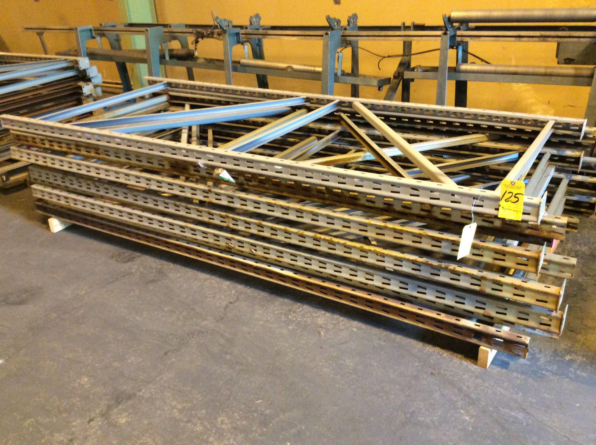 (8) Pallet Racking Uprights, 10 Ft. High X 48 In. Wide