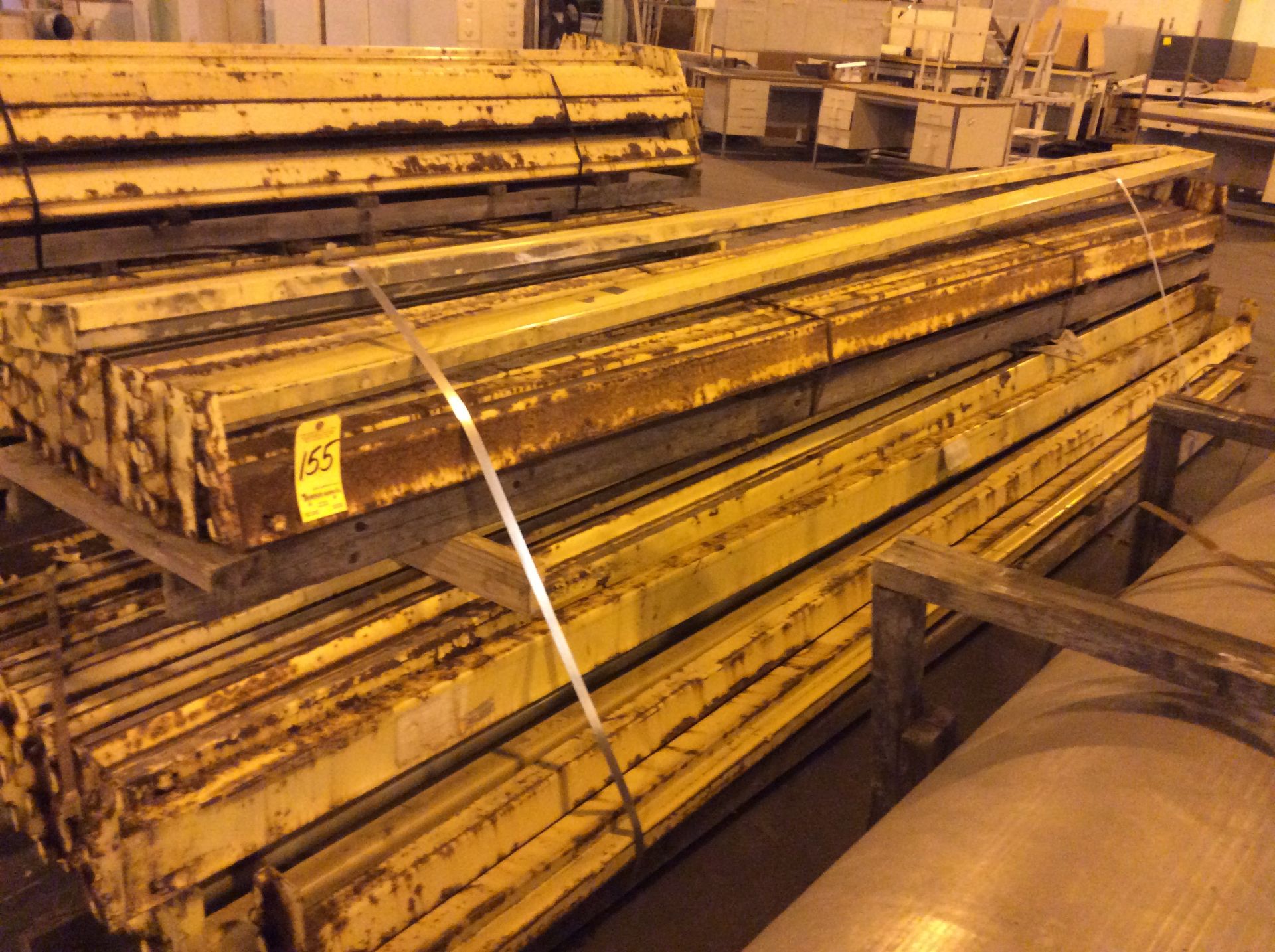 (38) Pallet Rack Cross Beams, 14 Ft. X 4 1/2 In.