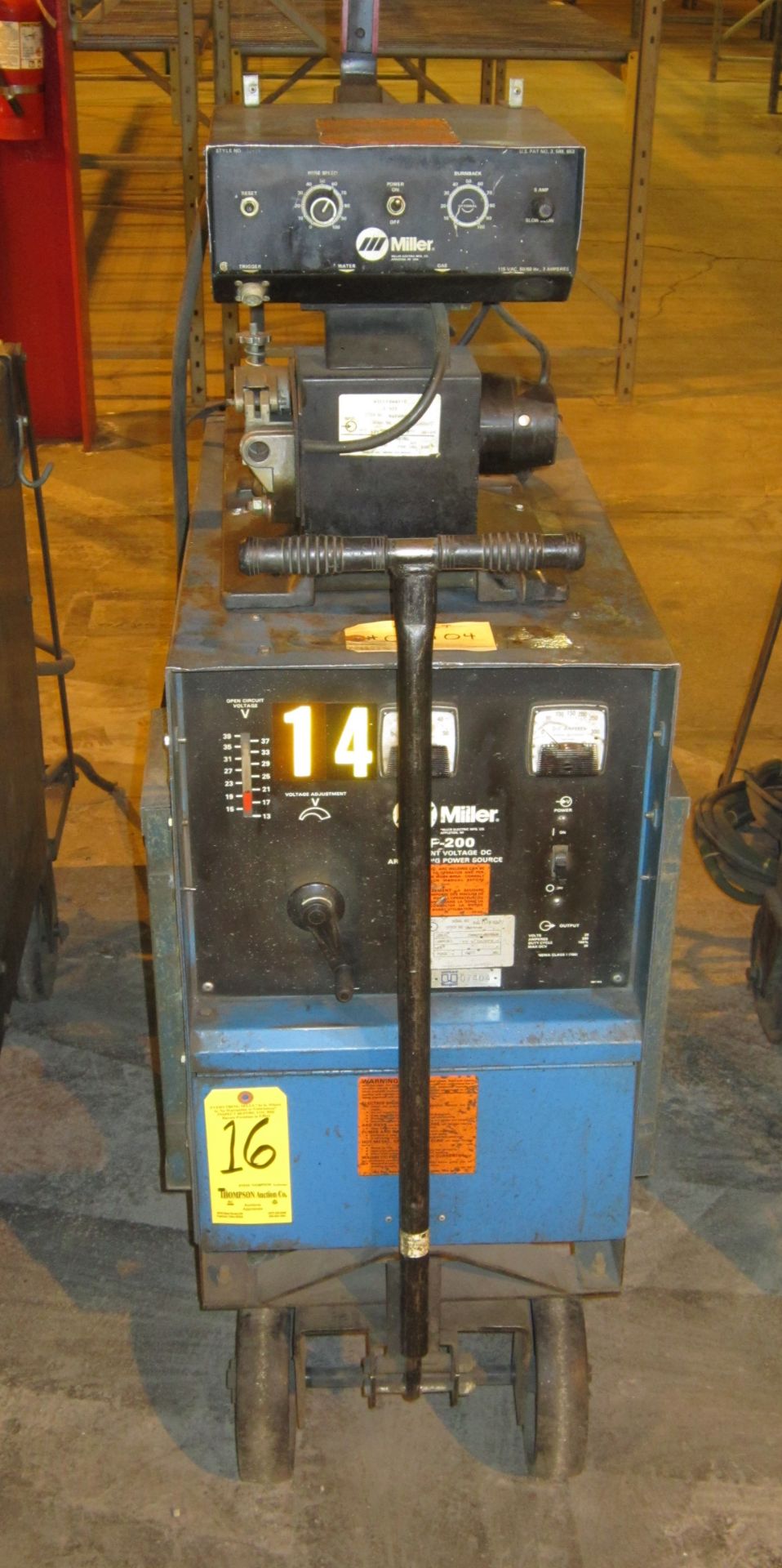 Miller CP-200 Mig Welder, s/n JH187489, Miller Wire Feed