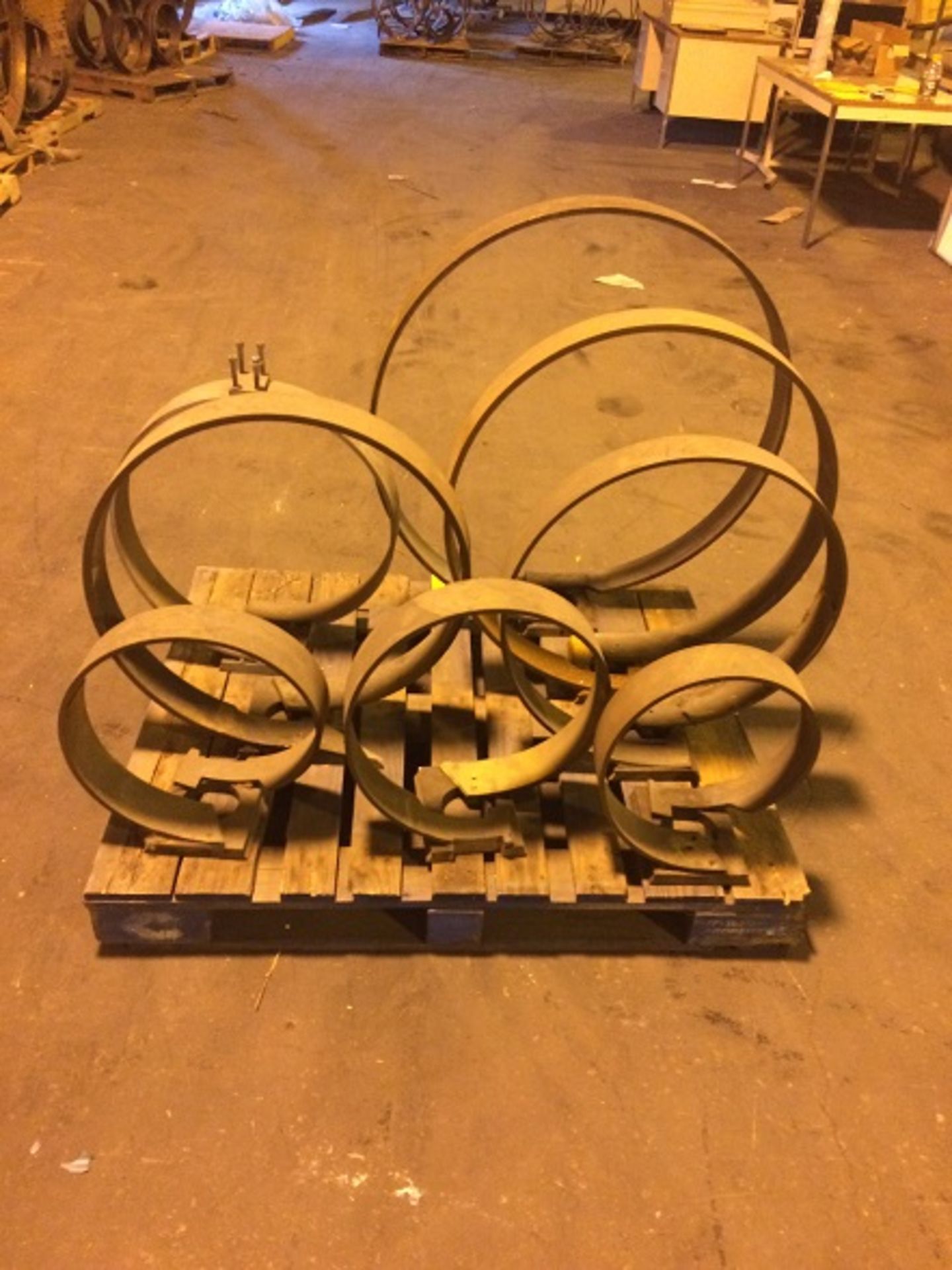 (8) Forming Heads for Spiro Duct Former, 14 In., 15 In., 17 In., 21 In., 24 In., 24 1/2 In., 29 In.,