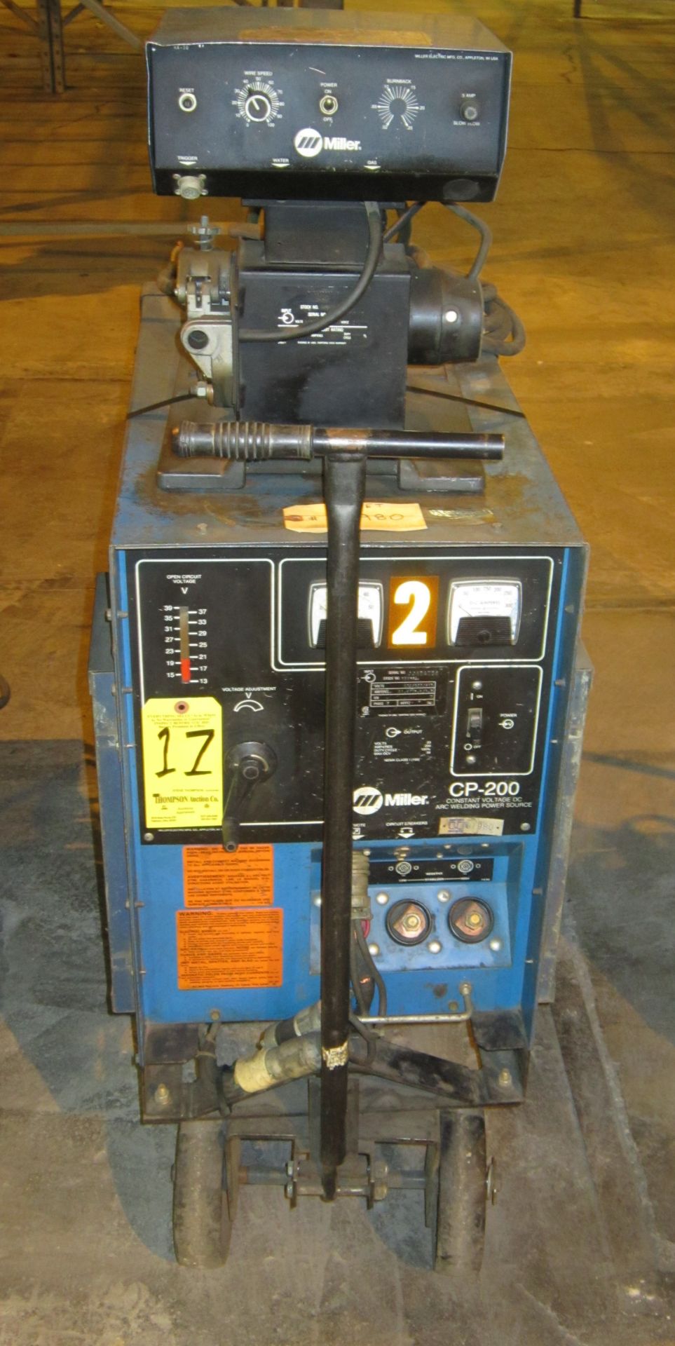 Miller CP-200 Mig Welder, s/n JA426056, Miller Wire Feed