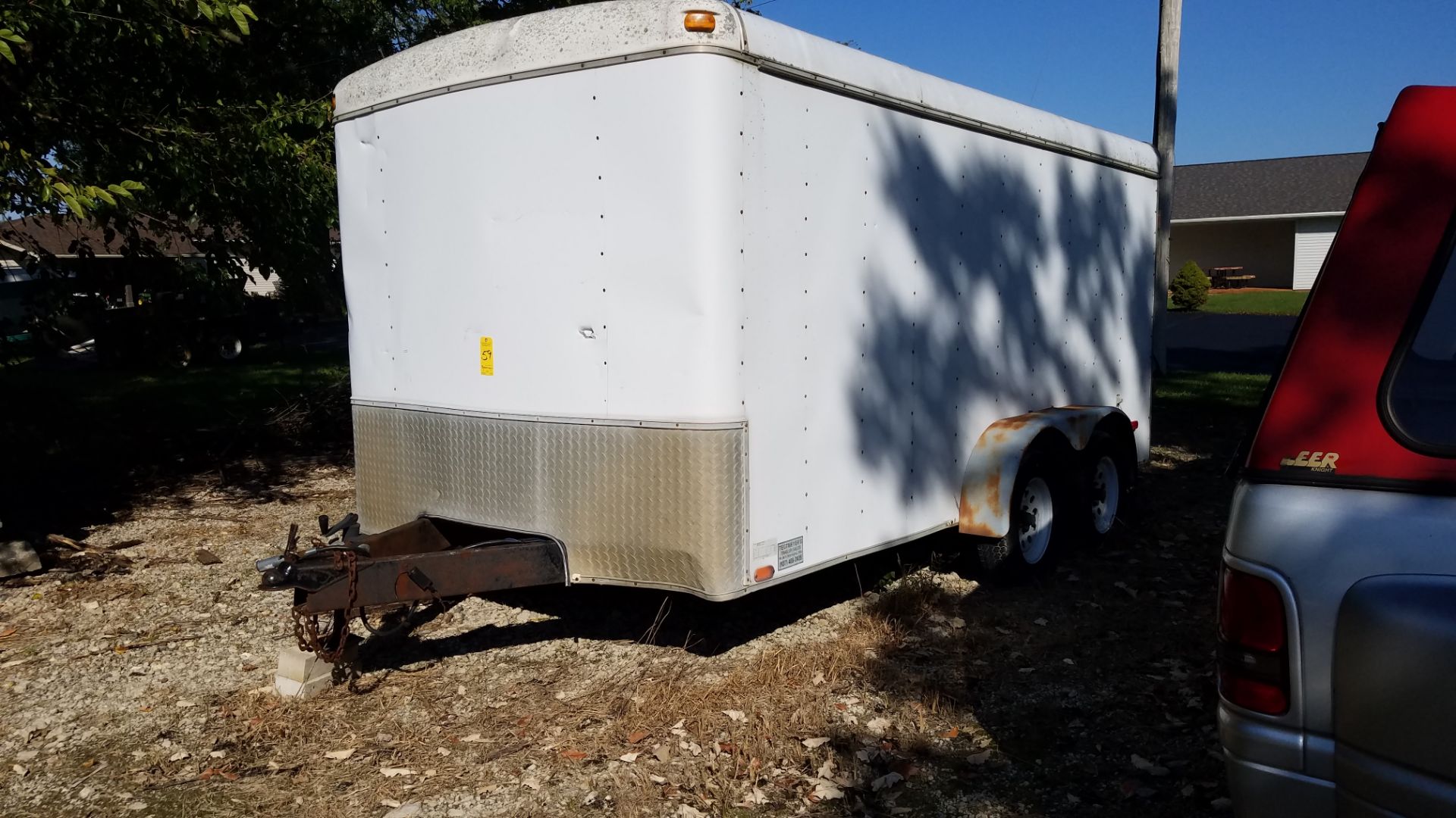 Southwest Express 14’ Tandem Axle Enclosed Trailer, Swing Doors & Side Door