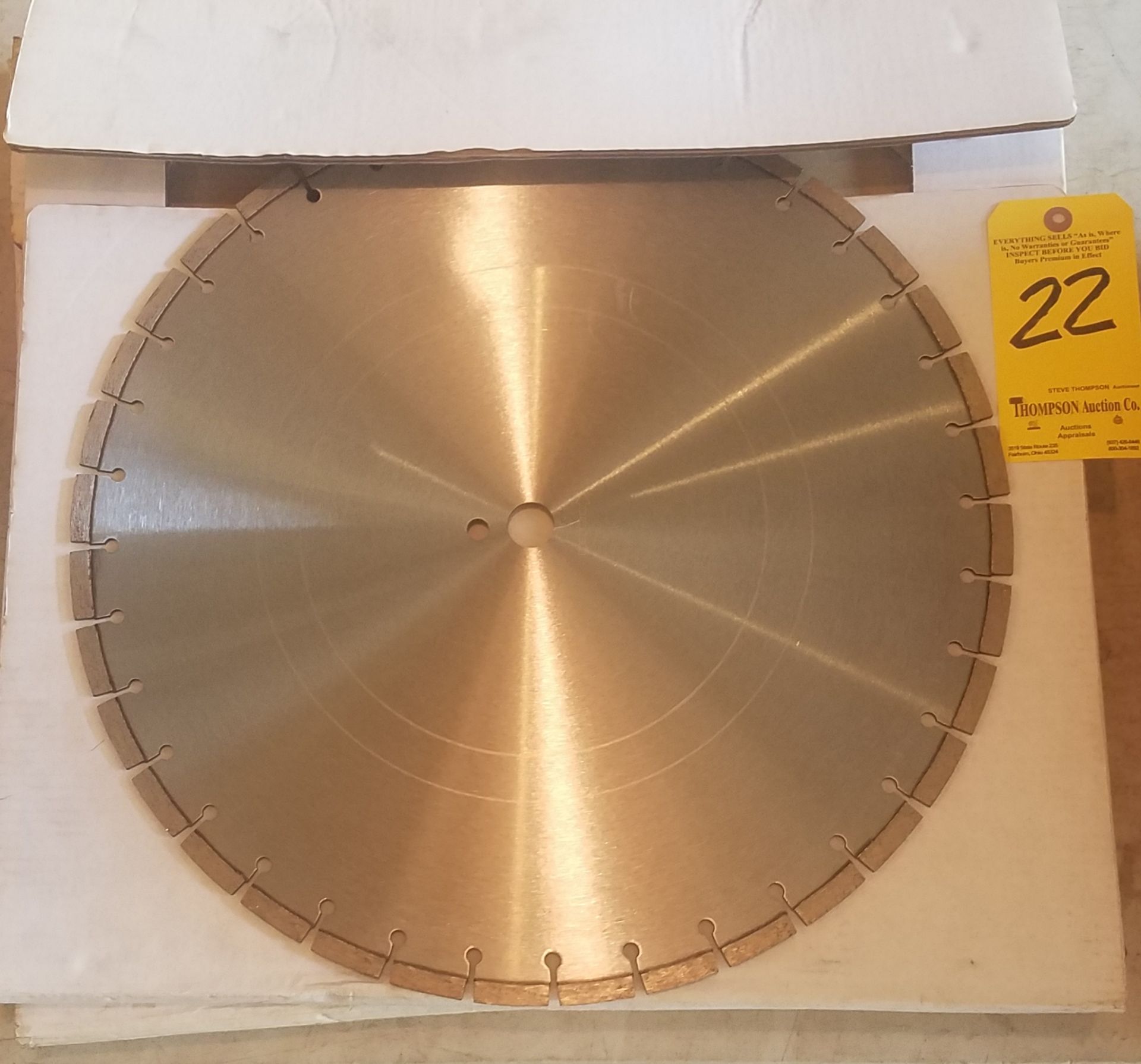 (3) 20 in Masonry Diamond Saw Blades