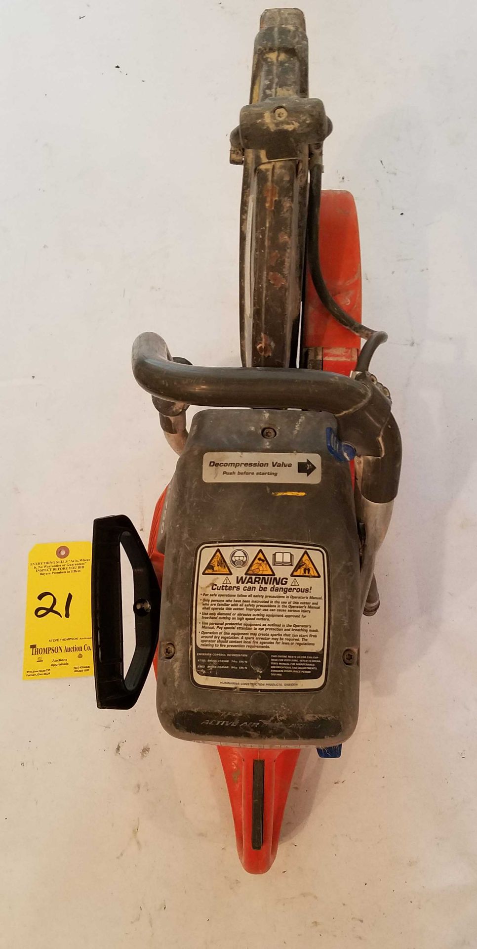 Husqvarna Model K750 Gas-Powered 14" Cutoff Saw - Image 2 of 3