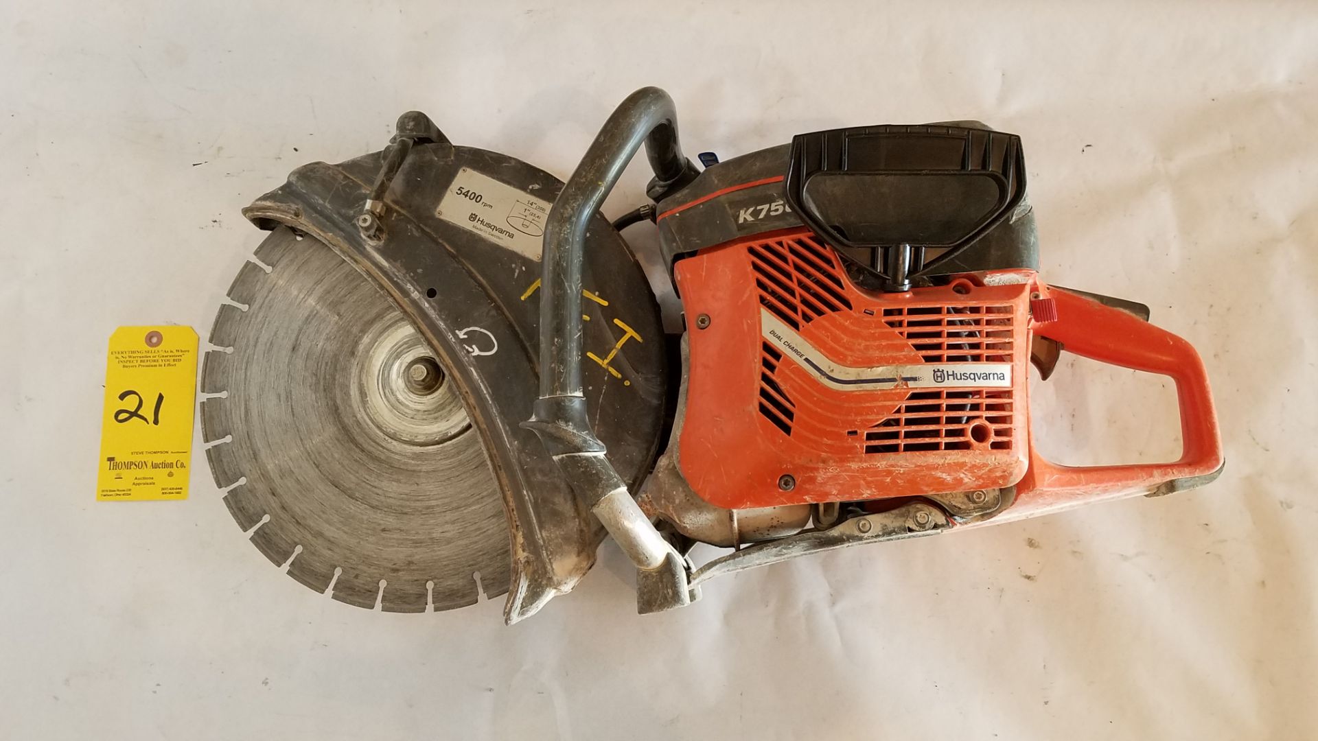 Husqvarna Model K750 Gas-Powered 14" Cutoff Saw