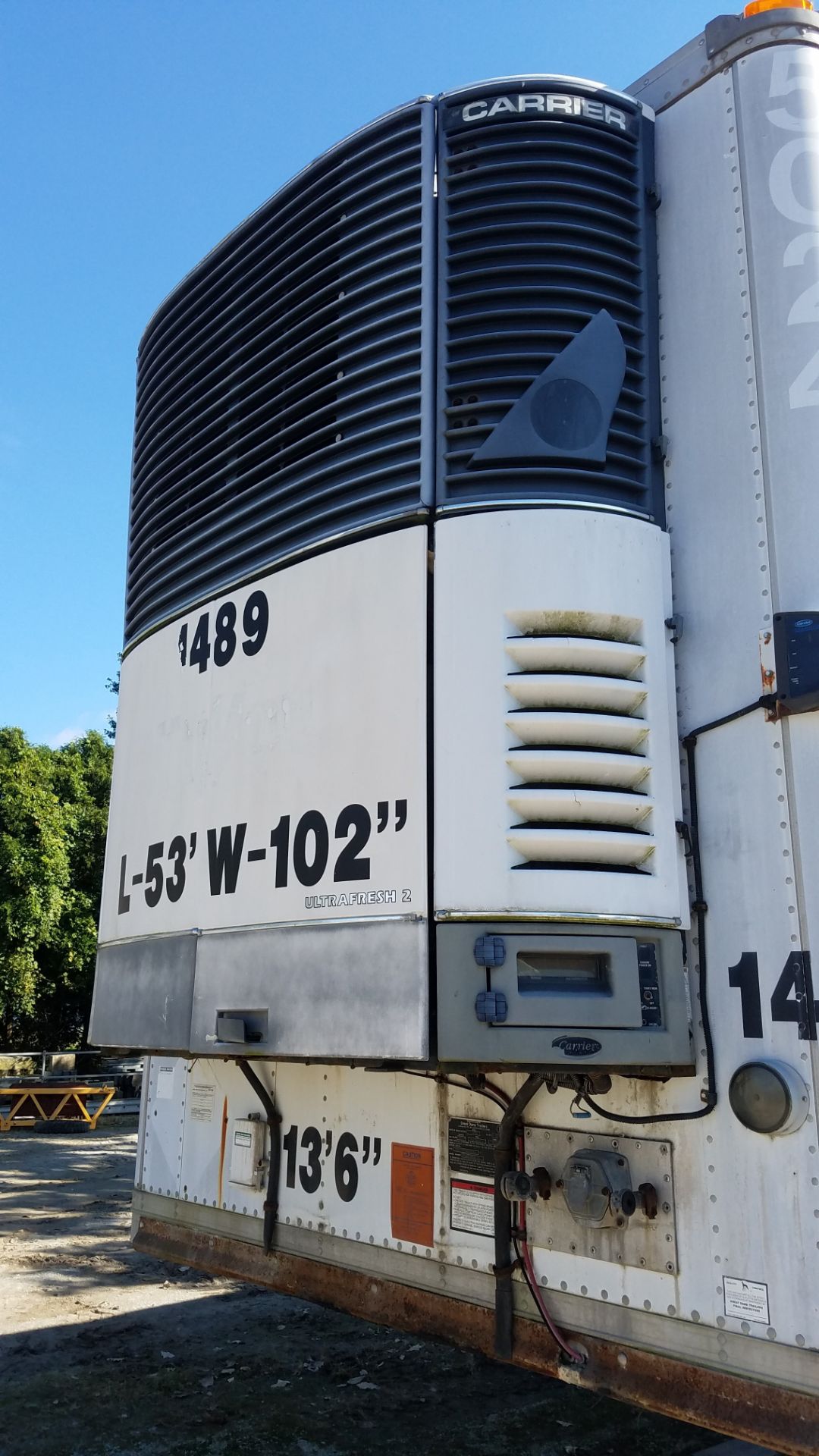 1997 Great Dane Refrigerated Semi Trailer Model 7811 TZ-1A 53, 53’, Carrier Ultrafresh 2 - Image 14 of 15