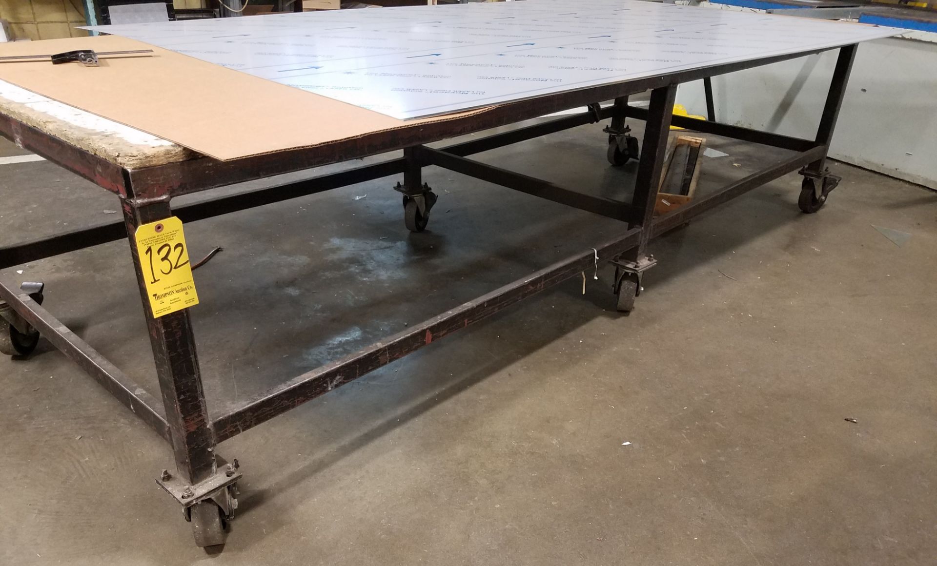 Steel Table on Casters