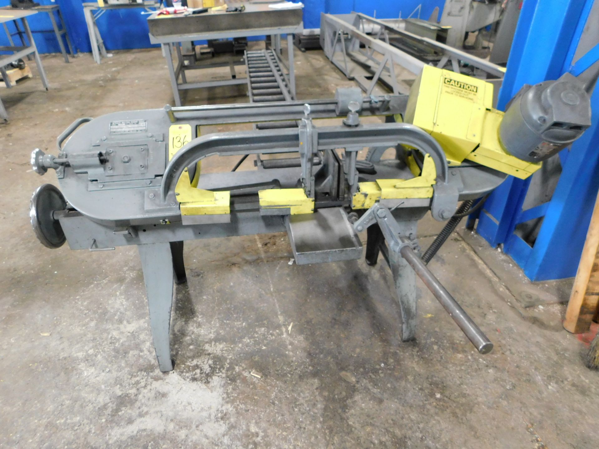 Wellsaw Model 8M Horizontal Band Saw, with Conveyor