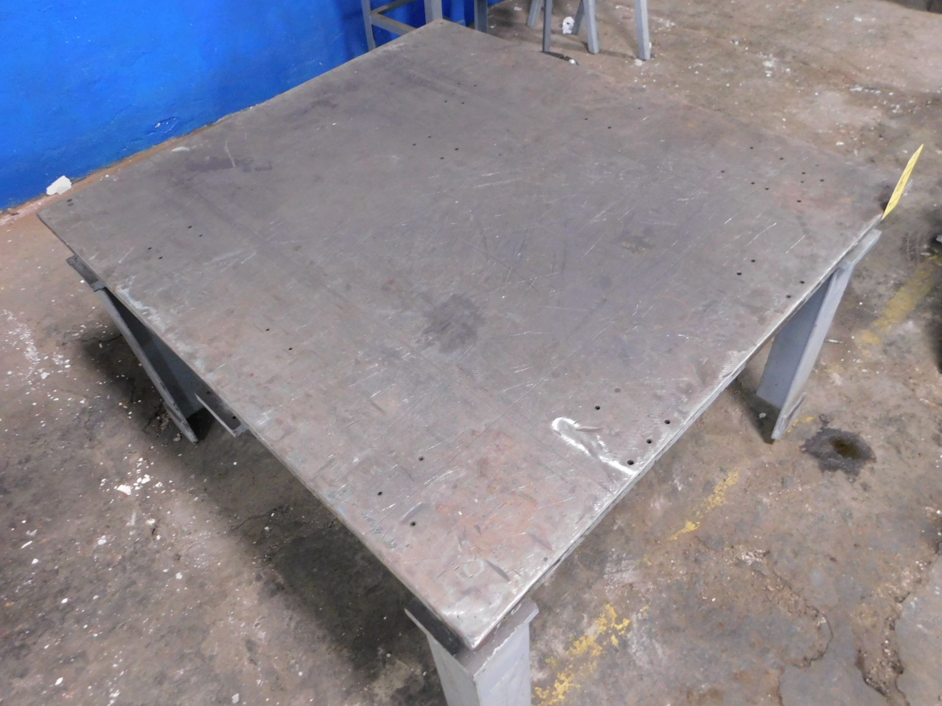 Steel Welding Table, 54 In. X 60 In. X 1 In. Top - Image 3 of 3