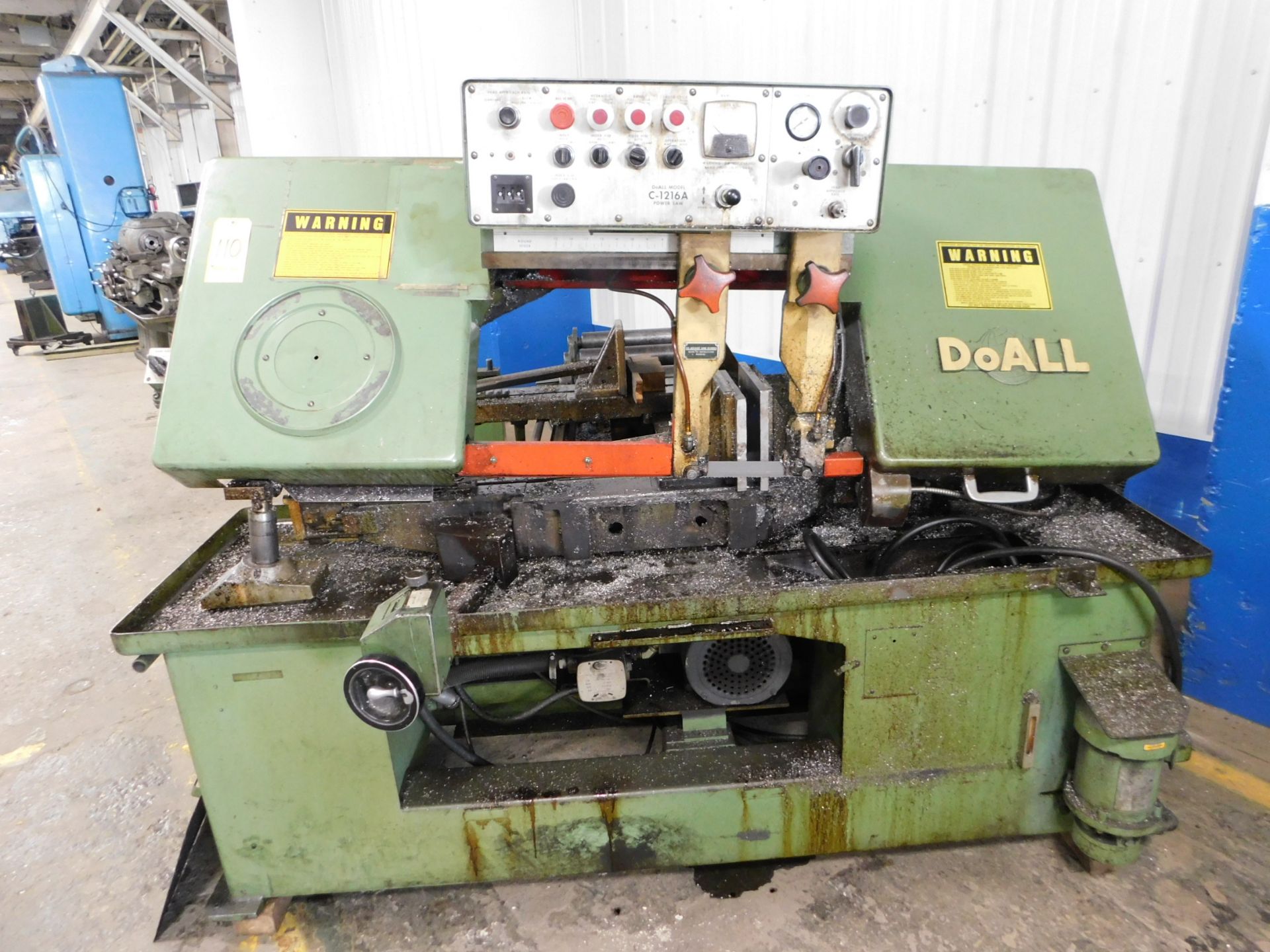 Do-All Model C1216A Fully Automatic Horizontal Band Saw, s/n 373-80489, 12 In. X 16 In. Capacity,