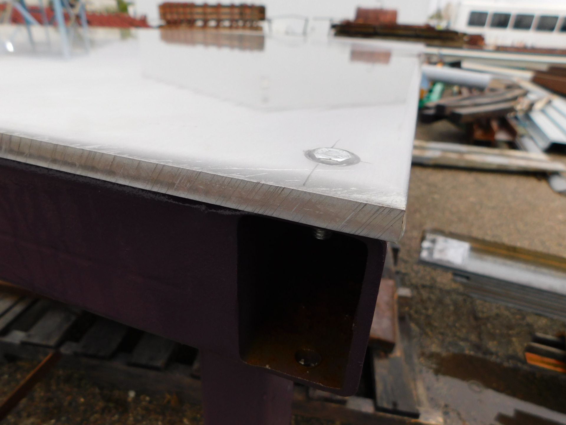 4 Ft. X 8 Ft. Steel Welding Table, 1/2 Aluminum Top - Image 2 of 2